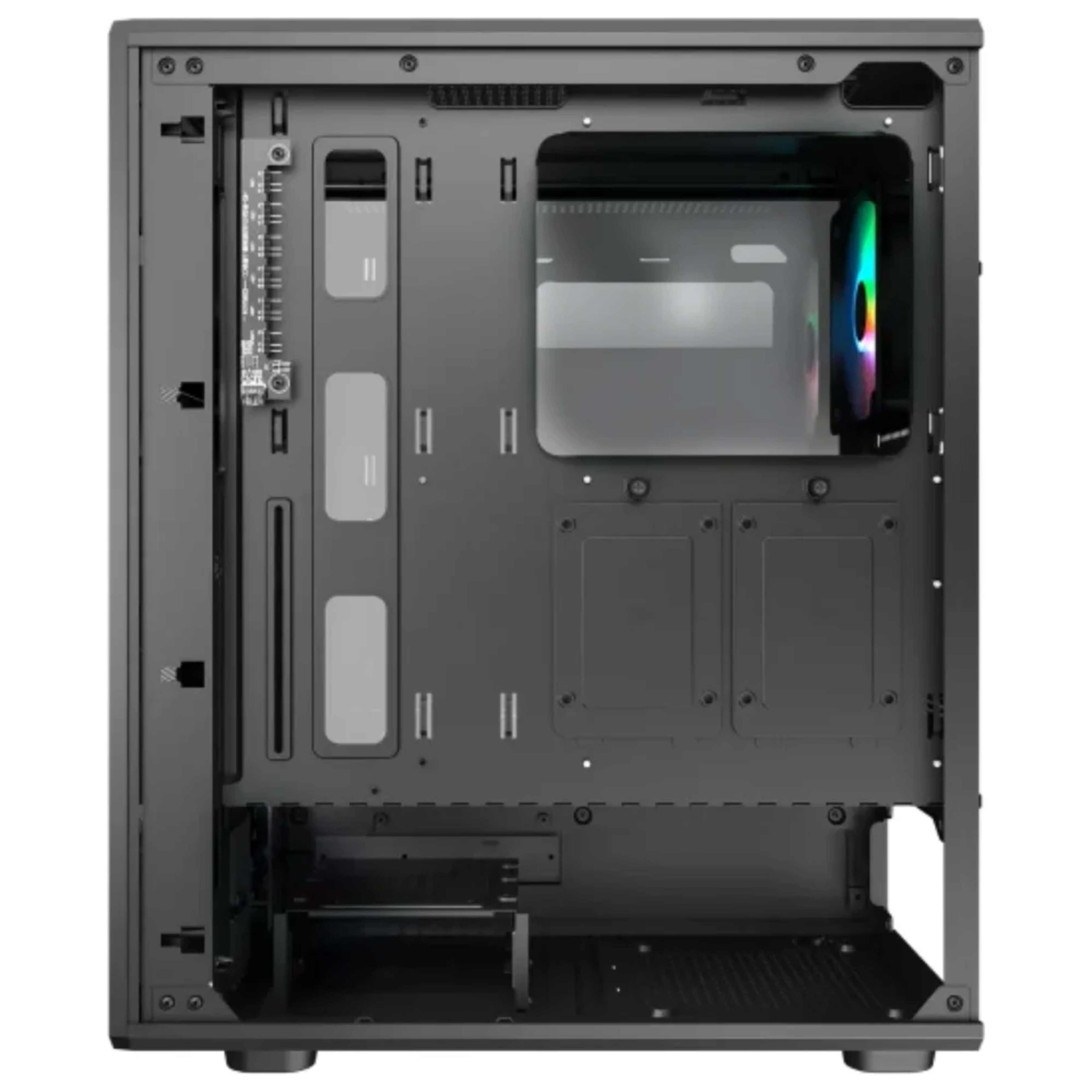 COUGAR Airface Pure RGB Compact ATX Mid Tower - Black 3 COUGAR Airface Pure RGB Compact ATX Mid Tower - Black thumbnail 3