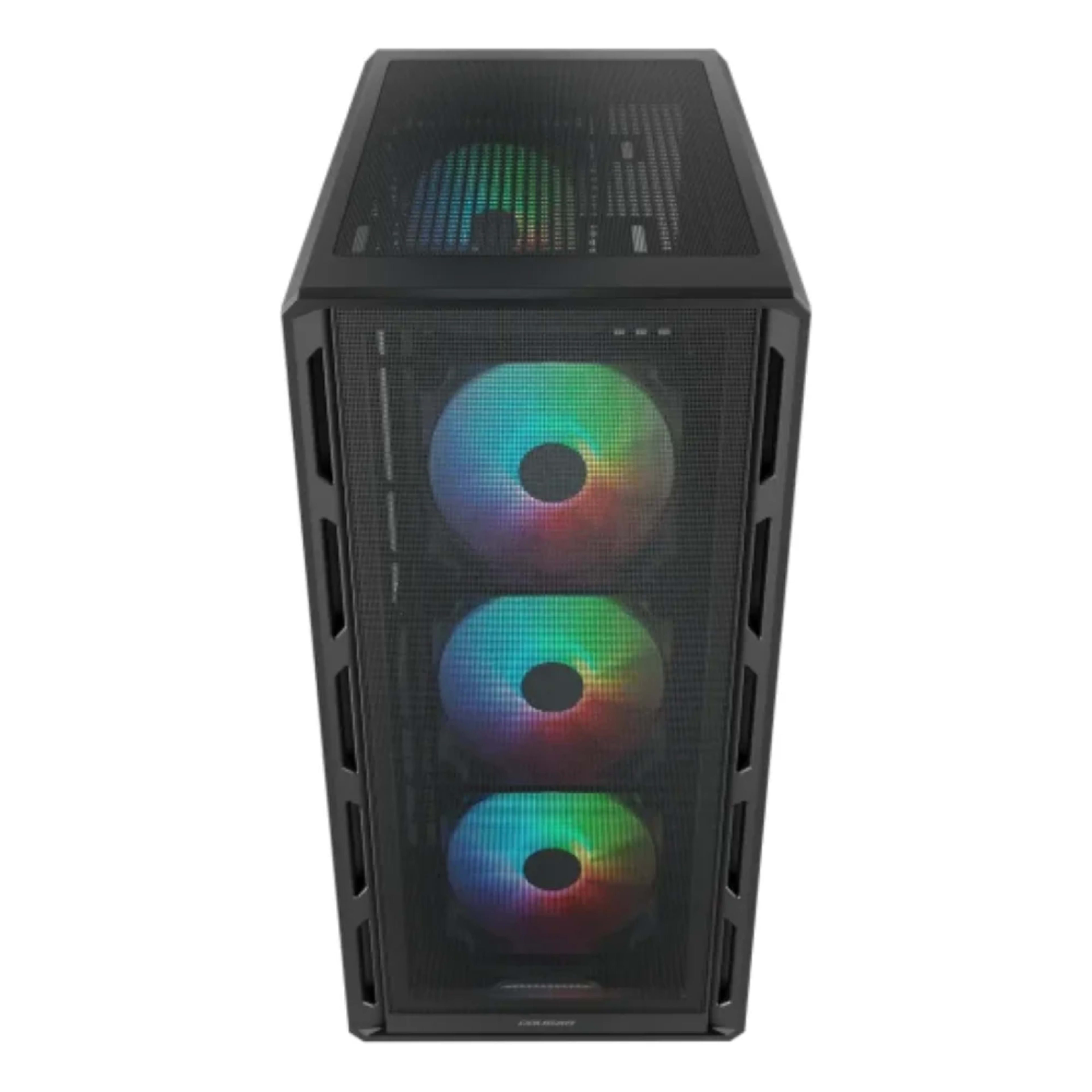 COUGAR Airface Pure RGB Compact ATX Mid Tower - Black 2 COUGAR Airface Pure RGB Compact ATX Mid Tower - Black thumbnail 2