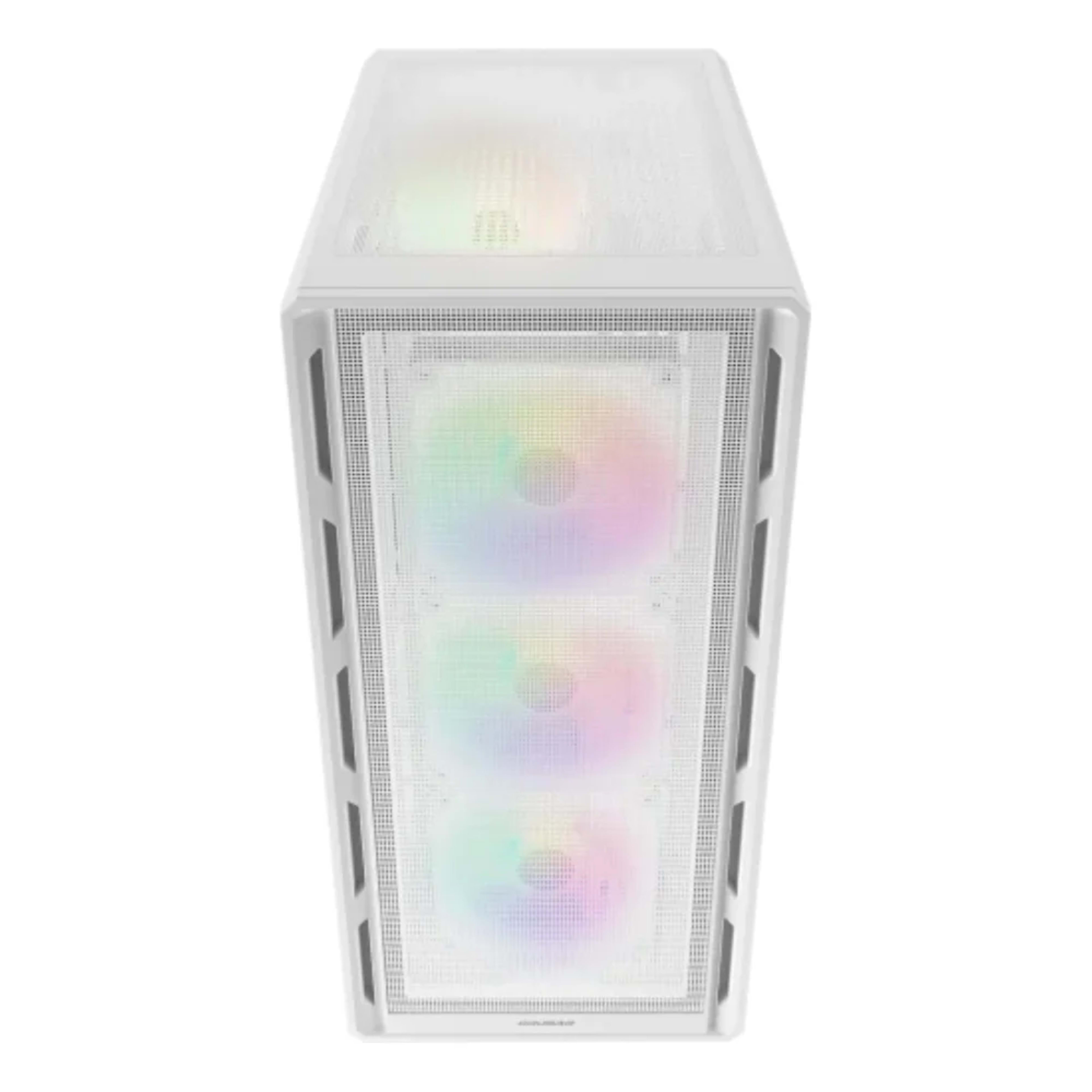 COUGAR Airface Pure RGB Compact ATX Mid Tower - White 2 COUGAR Airface Pure RGB Compact ATX Mid Tower - White thumbnail 2
