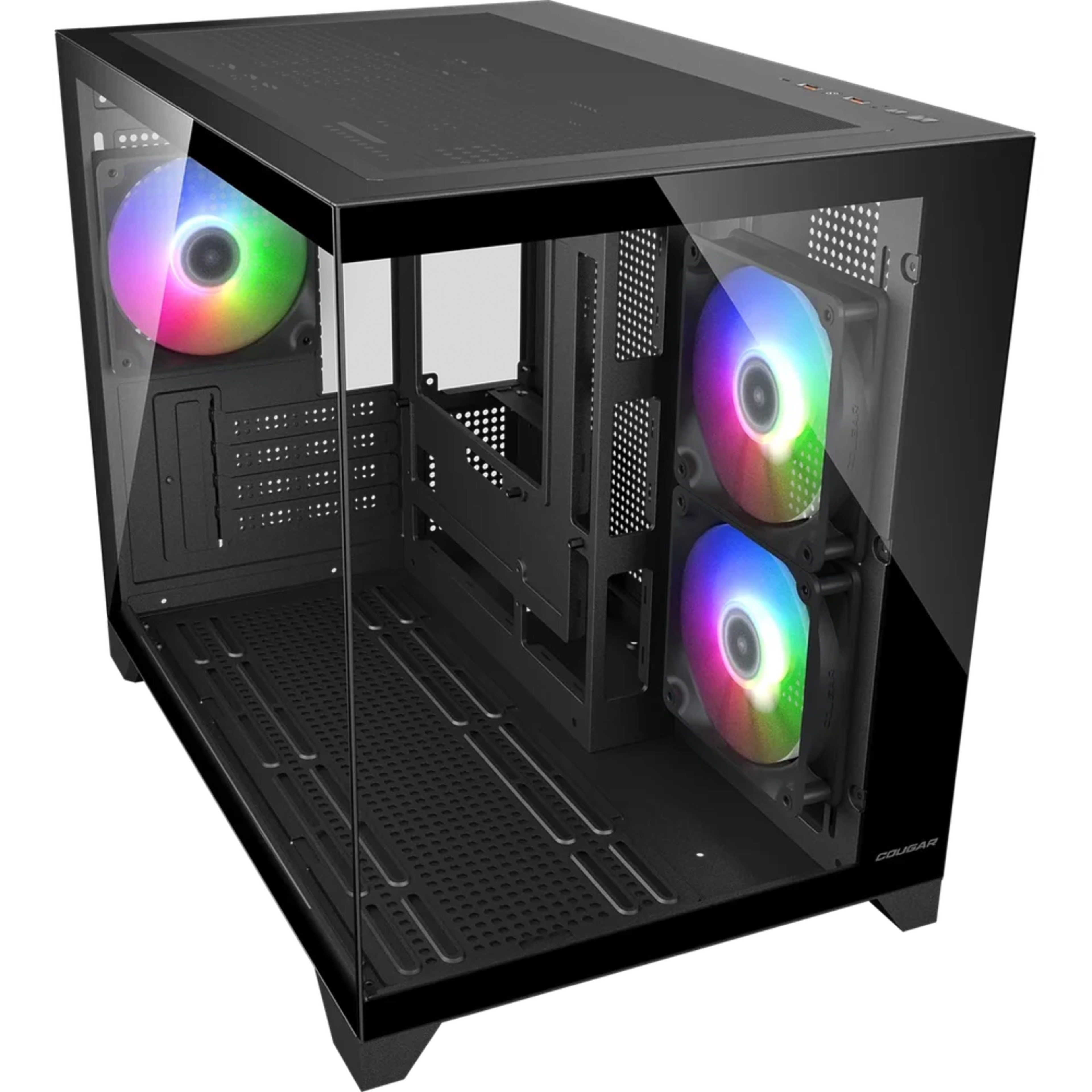 COUGAR FV150 Mini RGB Mini-Tower Case - Black thumbnail 2