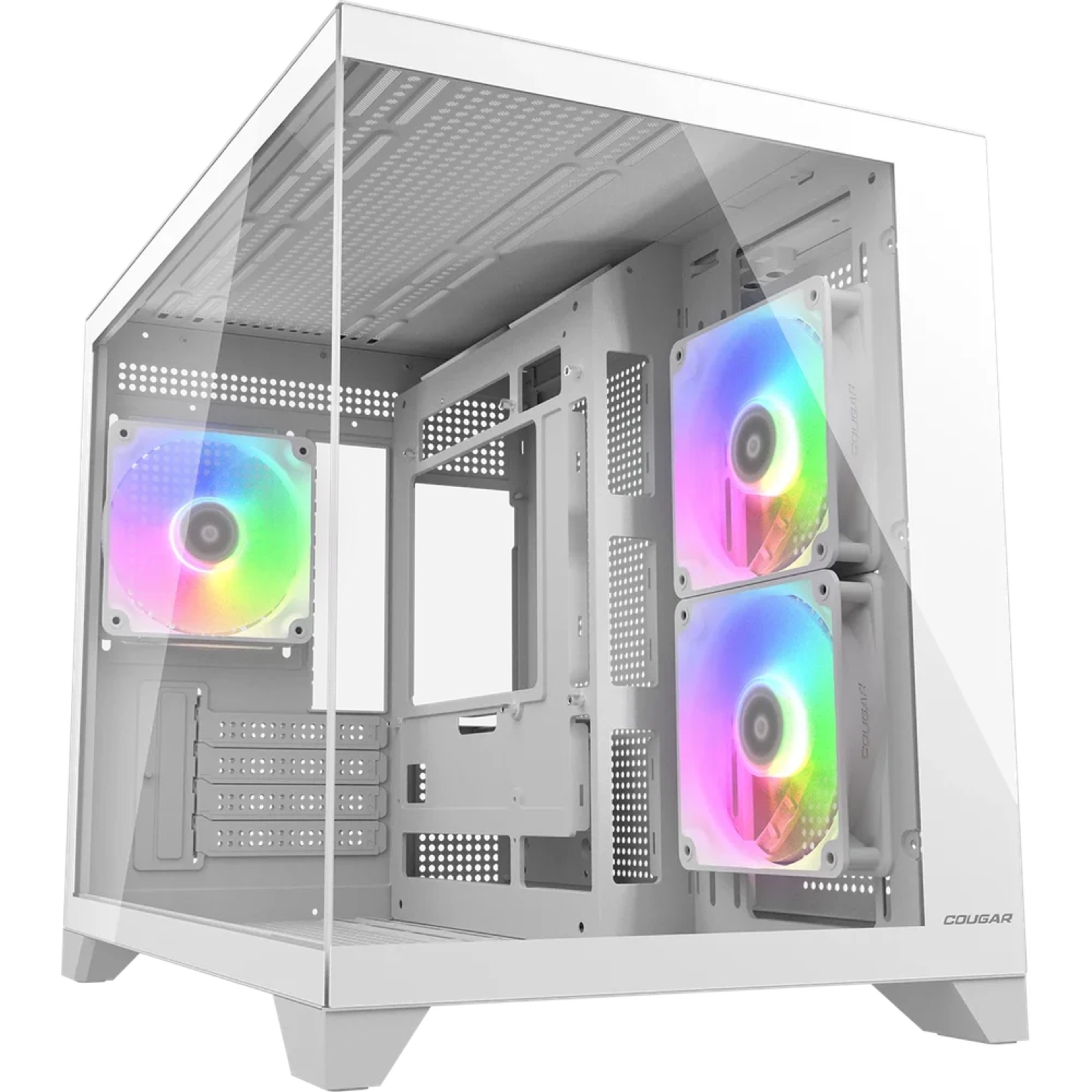 COUGAR FV150 Mini RGB Mini-Tower Case - White - Main Image COUGAR FV150 Mini RGB Mini-Tower Case - White - Main Image