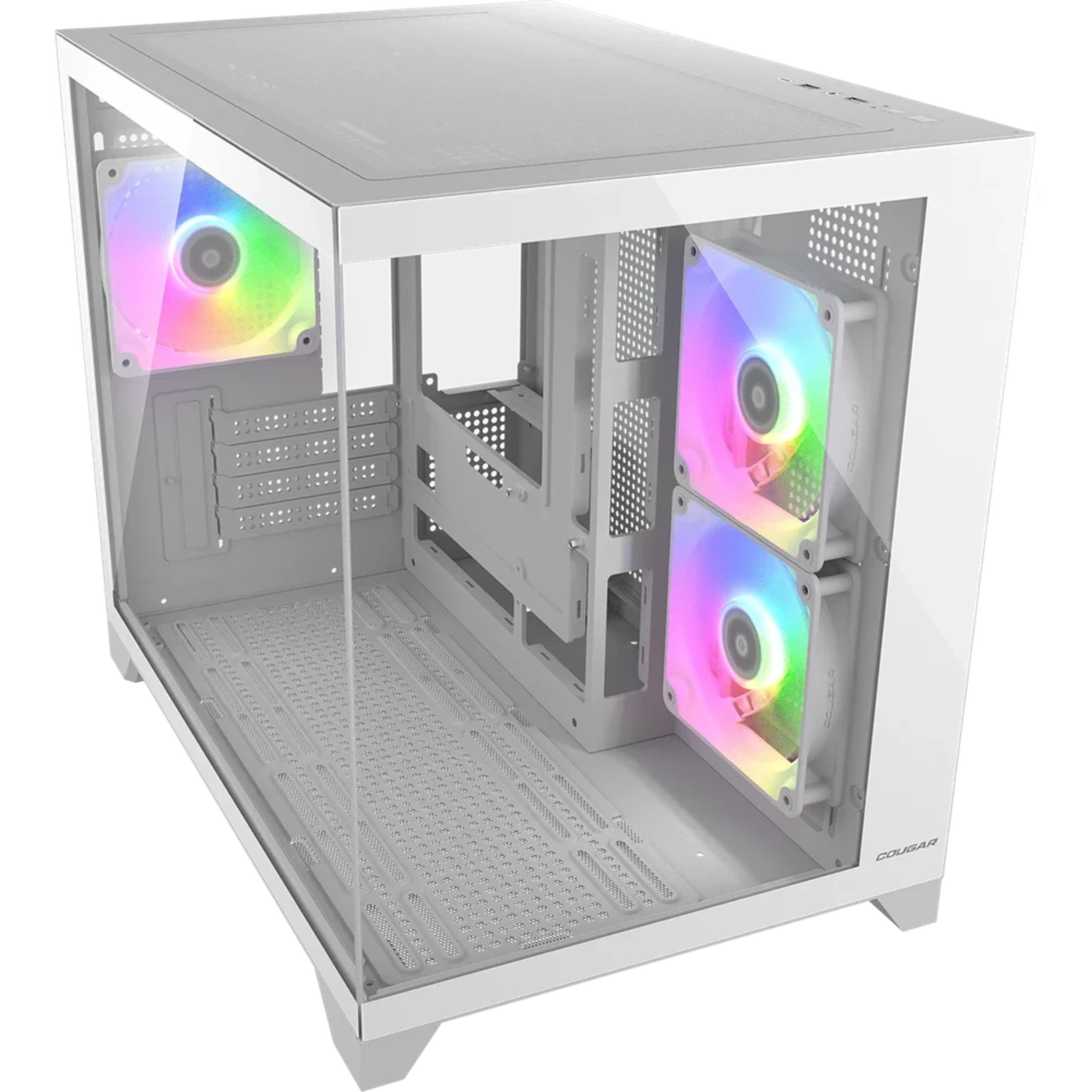 COUGAR FV150 Mini RGB Mini-Tower Case - White 2 COUGAR FV150 Mini RGB Mini-Tower Case - White thumbnail 2