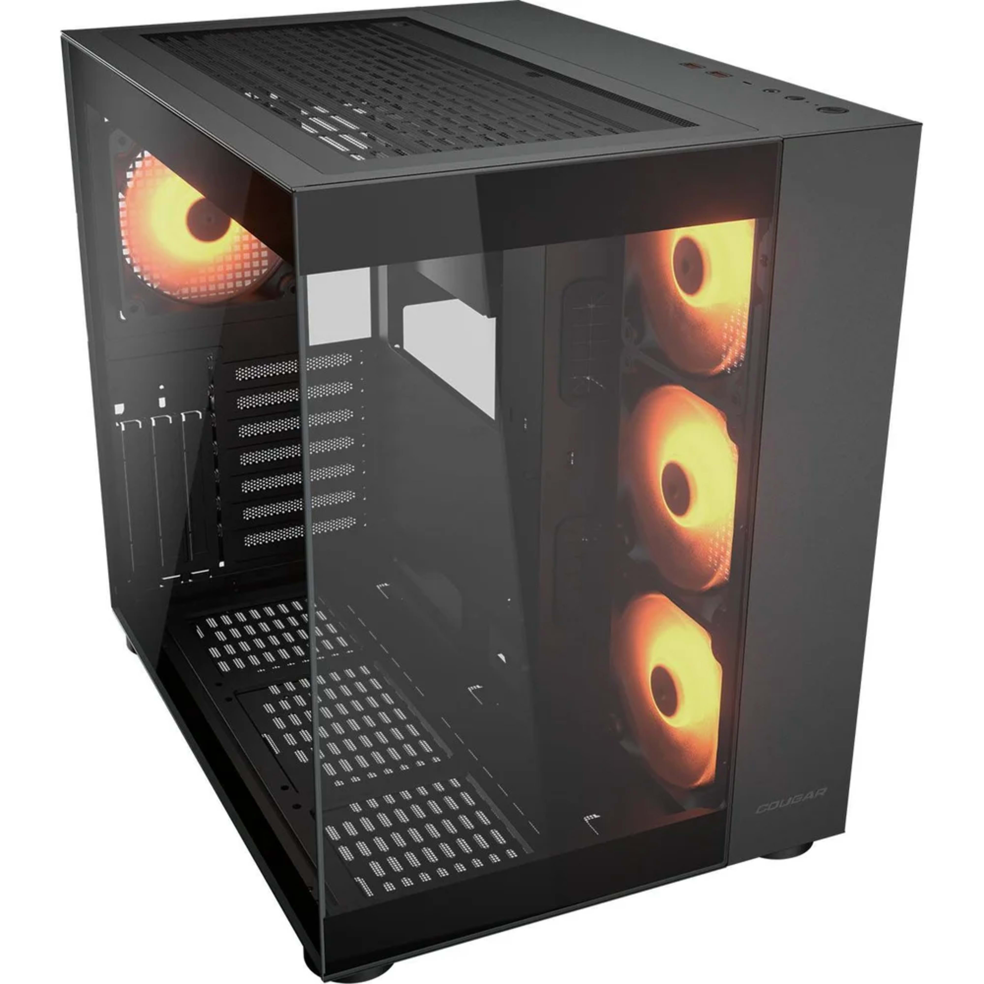 COUGAR FV150 RGB Mid Tower Case - Black 2 COUGAR FV150 RGB Mid Tower Case - Black thumbnail 2
