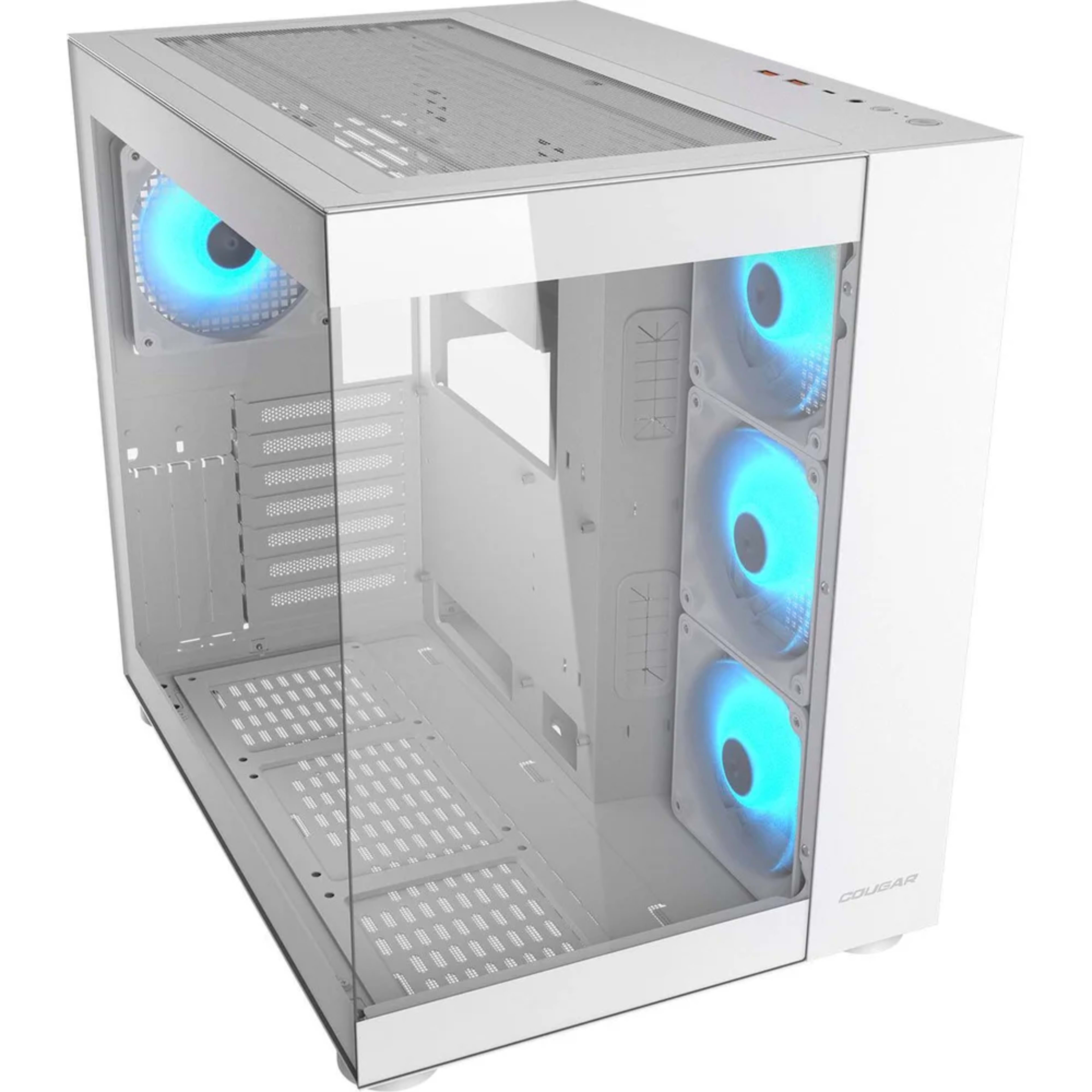 COUGAR FV150 RGB Mid Tower Case - White 2 COUGAR FV150 RGB Mid Tower Case - White thumbnail 2