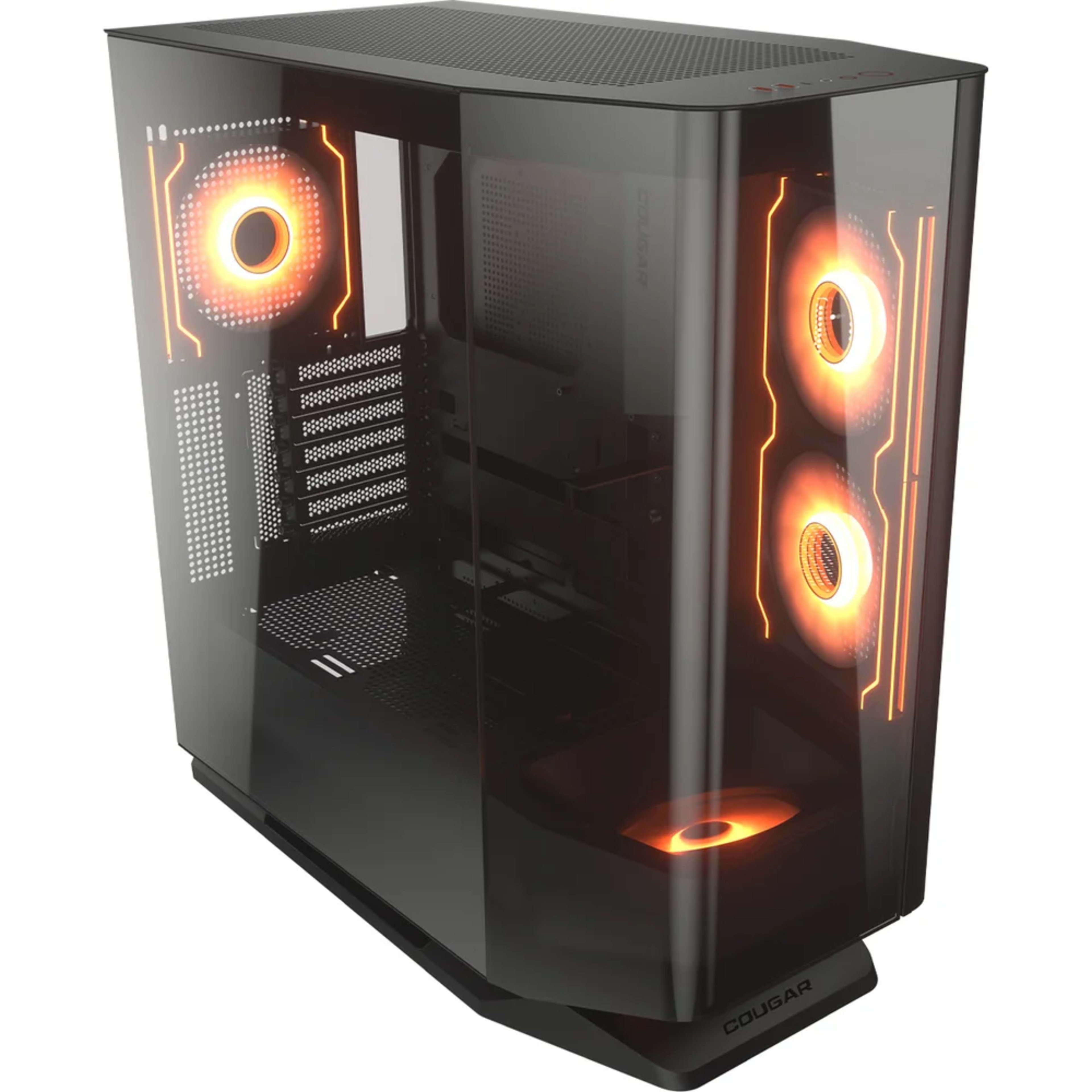 COUGAR FV270 RGB / Mid-Tower / curved glass panel- Black 2 COUGAR FV270 RGB / Mid-Tower / curved glass panel- Black thumbnail 2