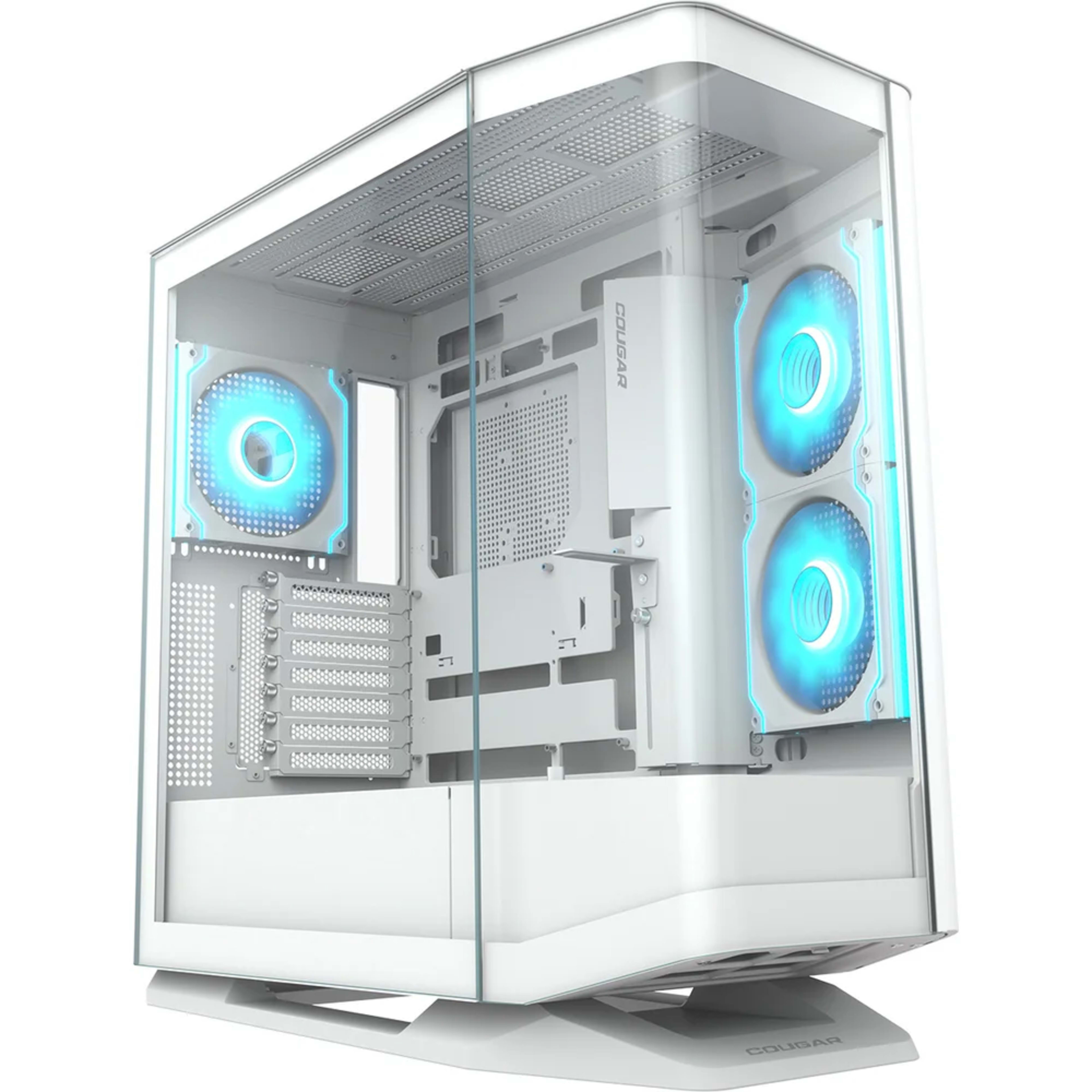 COUGAR FV270 RGB / Mid-Tower / curved glass panel- White - Main Image COUGAR FV270 RGB / Mid-Tower / curved glass panel- White - Main Image
