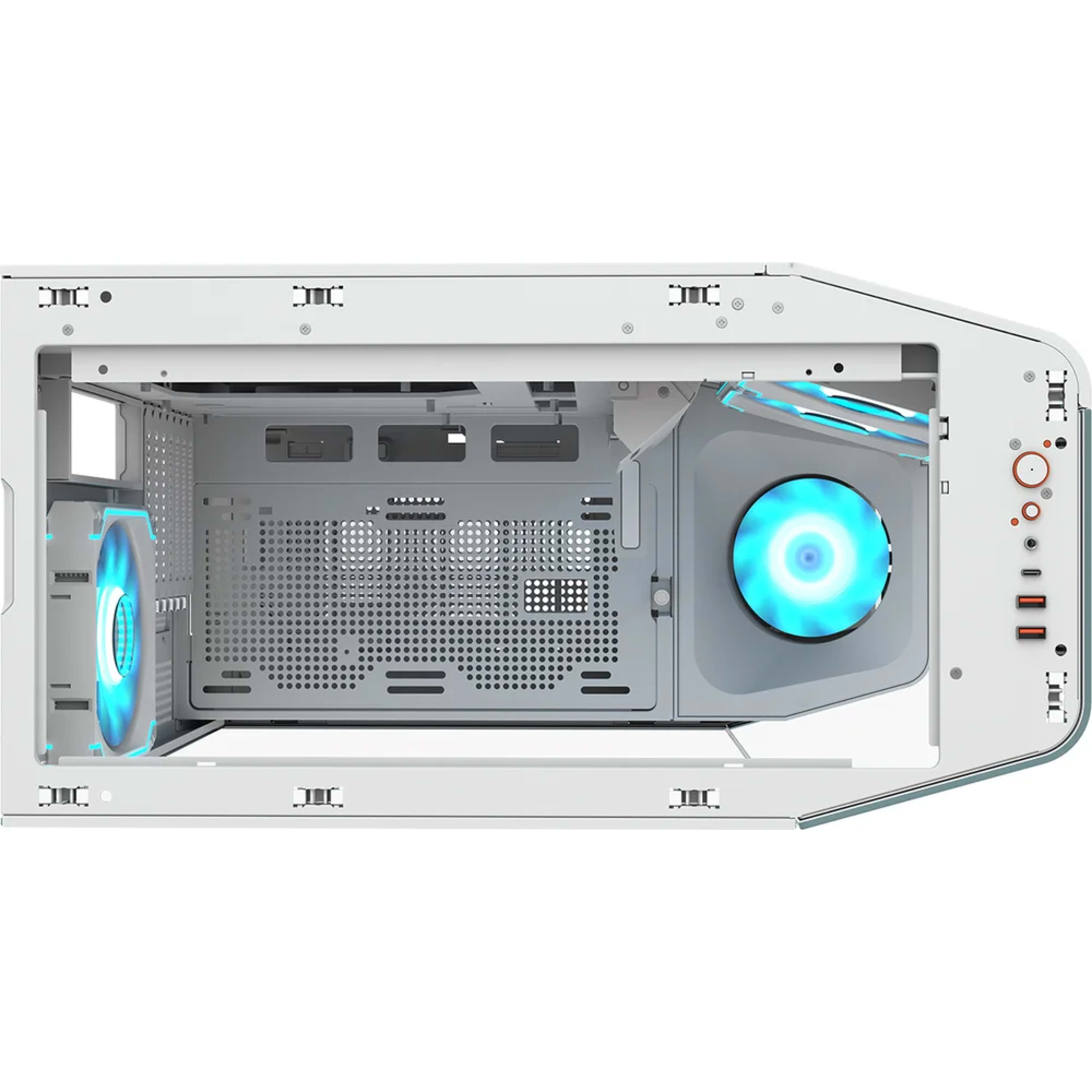 COUGAR FV270 RGB / Mid-Tower / curved glass panel- White 2 COUGAR FV270 RGB / Mid-Tower / curved glass panel- White thumbnail 2