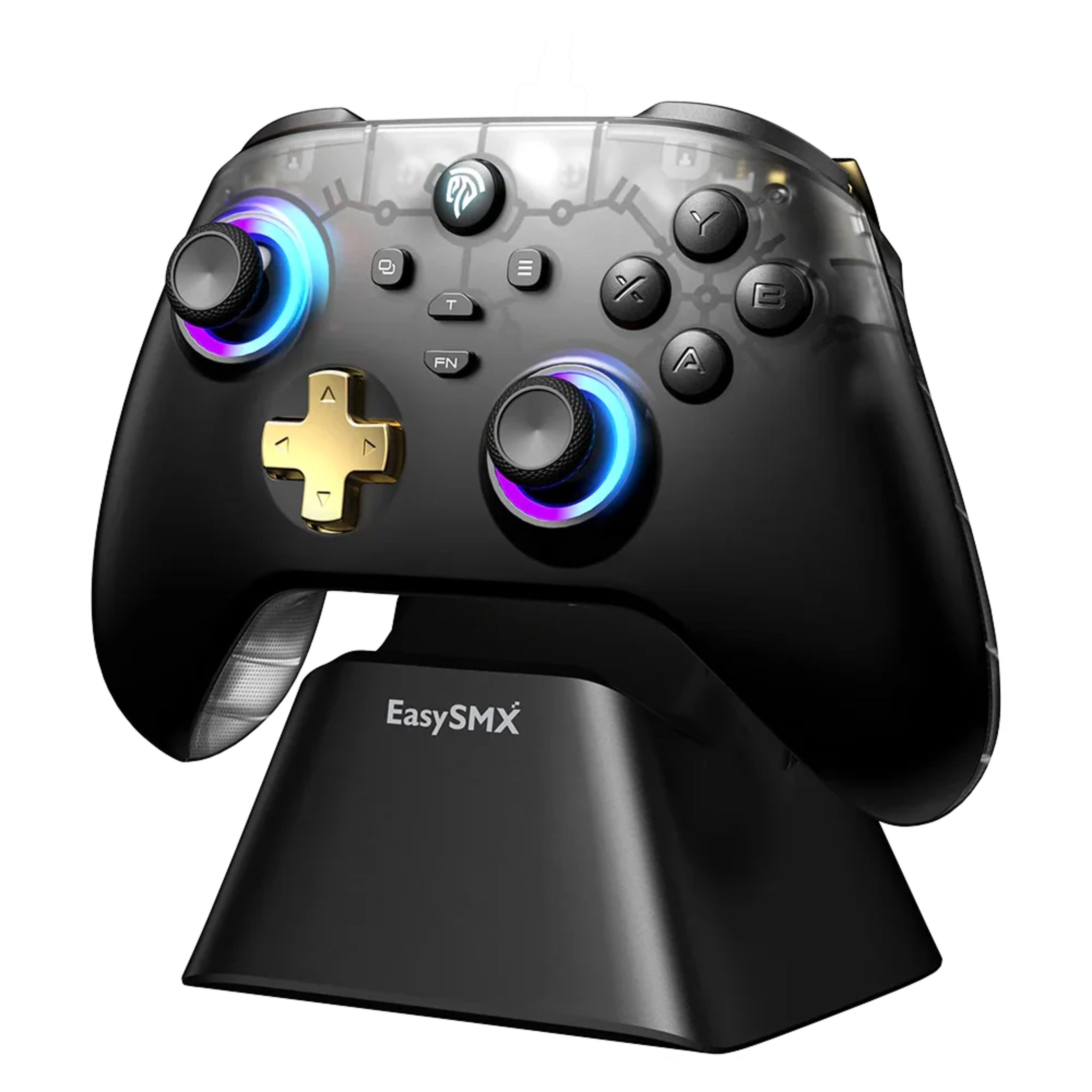 EasySMX® D05 Multiplatform Gaming Controller with Charging Dock, Hall Effect Joysticks and Triggers - Main Image EasySMX® D05 Multiplatform Gaming Controller with Charging Dock, Hall Effect Joysticks and Triggers - Main Image