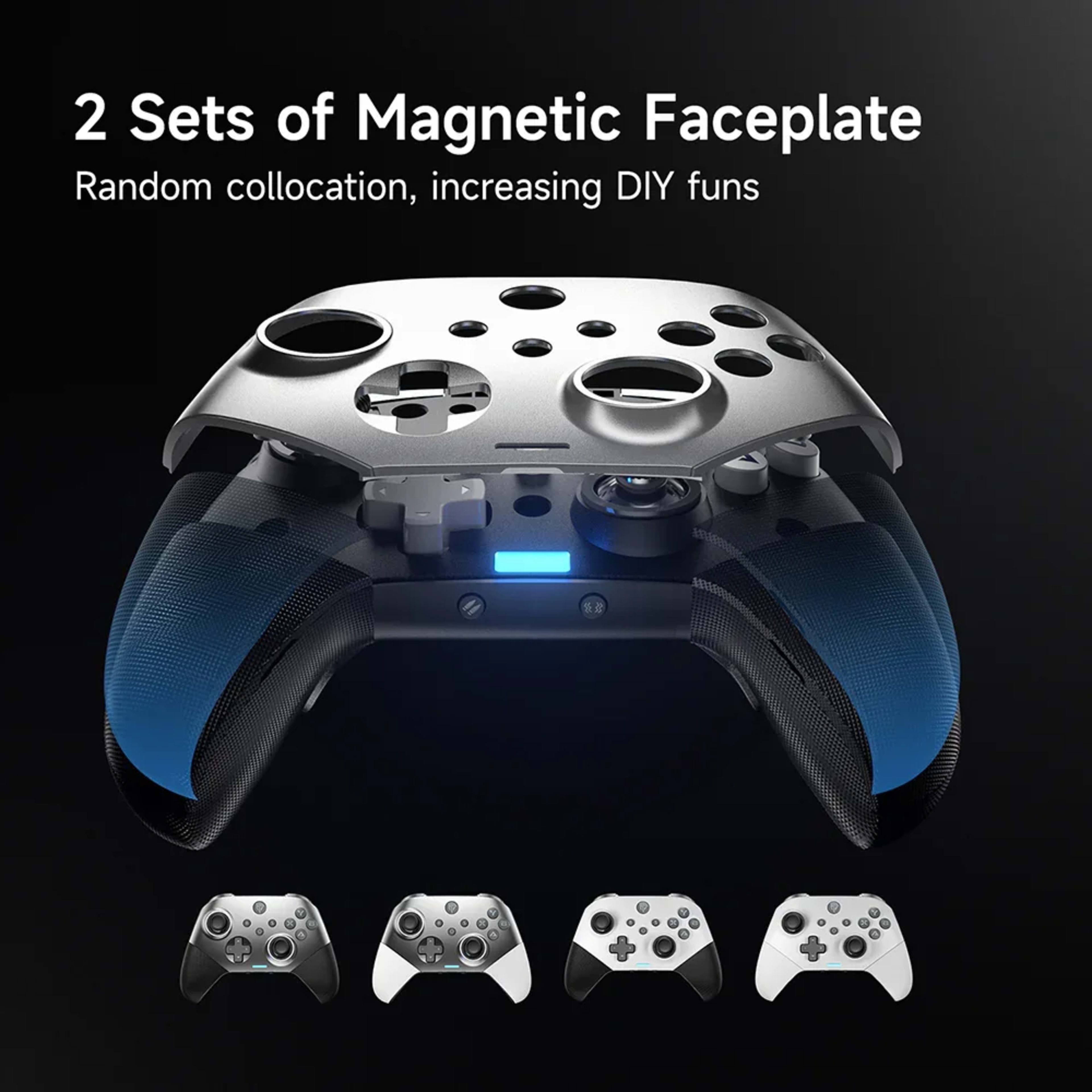 EasySMX X10 Controller with Mechanical Buttons and Hall Joysticks - Purple 2 EasySMX X10 Controller with Mechanical Buttons and Hall Joysticks - Purple thumbnail 2