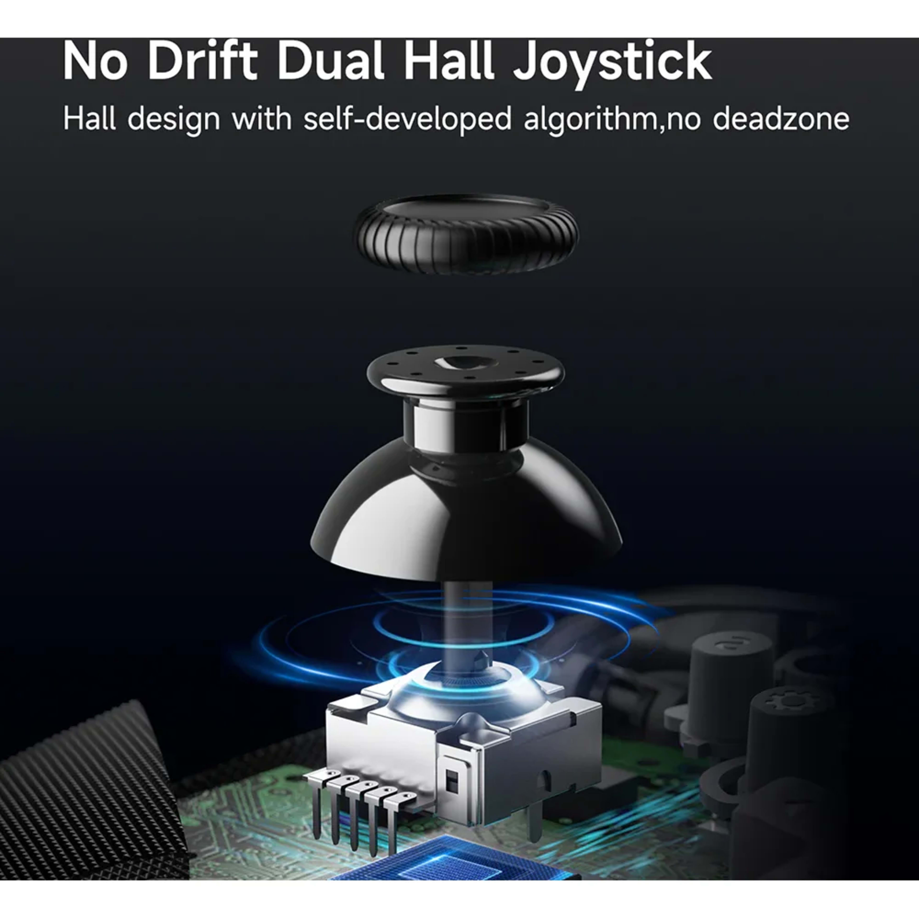 EasySMX X10 Controller with Mechanical Buttons and Hall Joysticks - Silver thumbnail 4