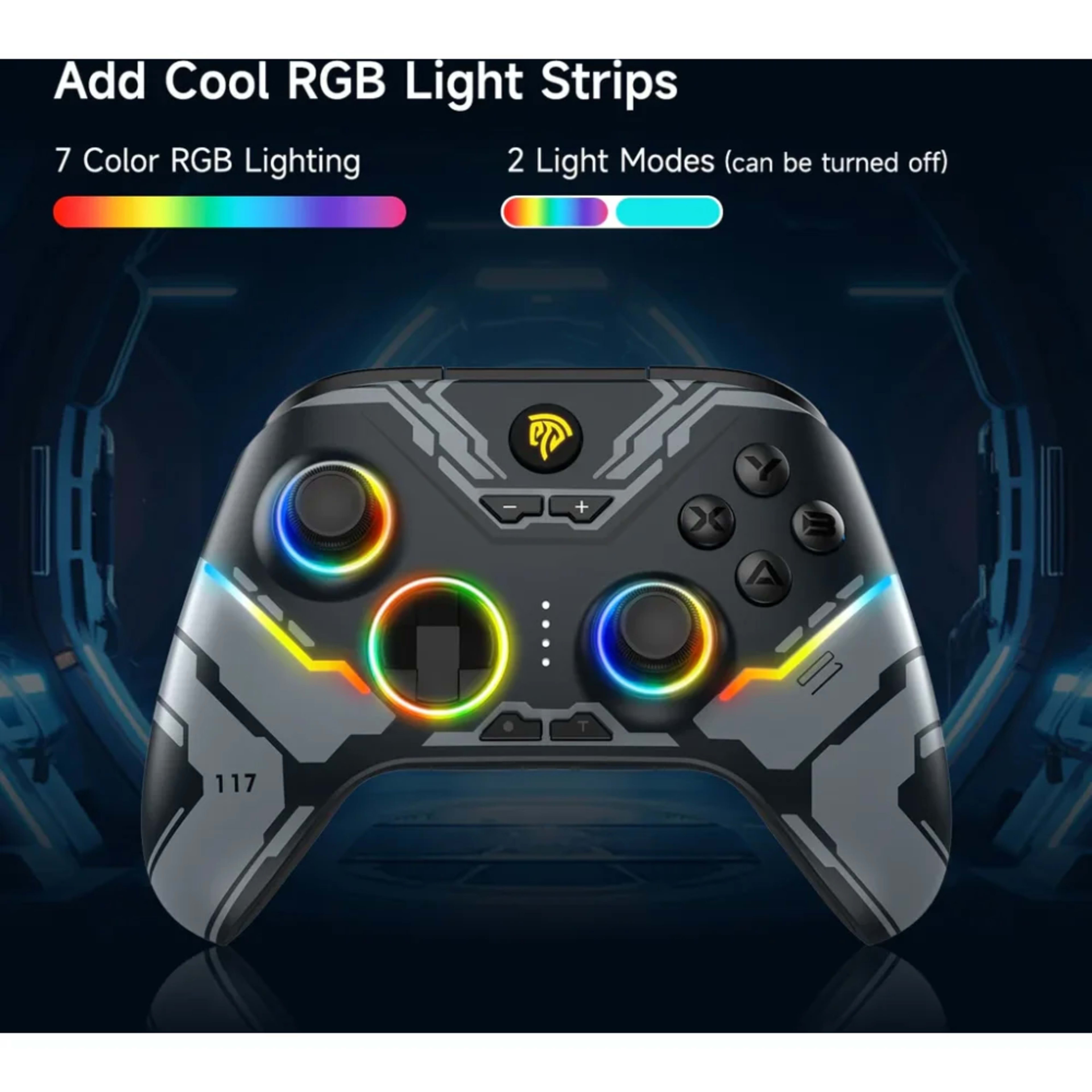 EasySMX® X15 RGB Controller With Hall Trigger and Hall Joystick - Starfield 5 EasySMX® X15 RGB Controller With Hall Trigger and Hall Joystick - Starfield thumbnail 5