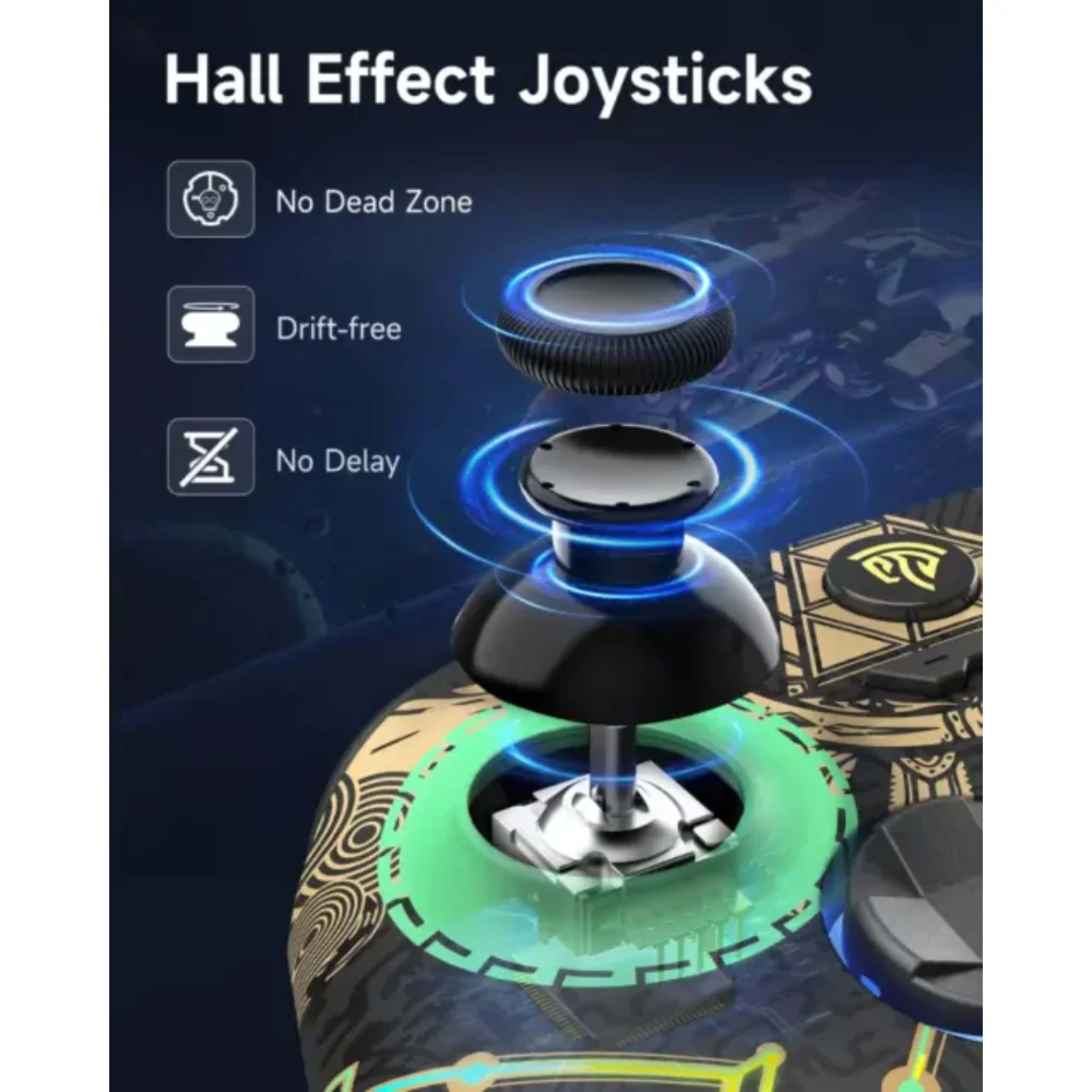 EasySMX® X15 RGB Controller With Hall Trigger and Hall Joystick - Zelda 5 EasySMX® X15 RGB Controller With Hall Trigger and Hall Joystick - Zelda thumbnail 5