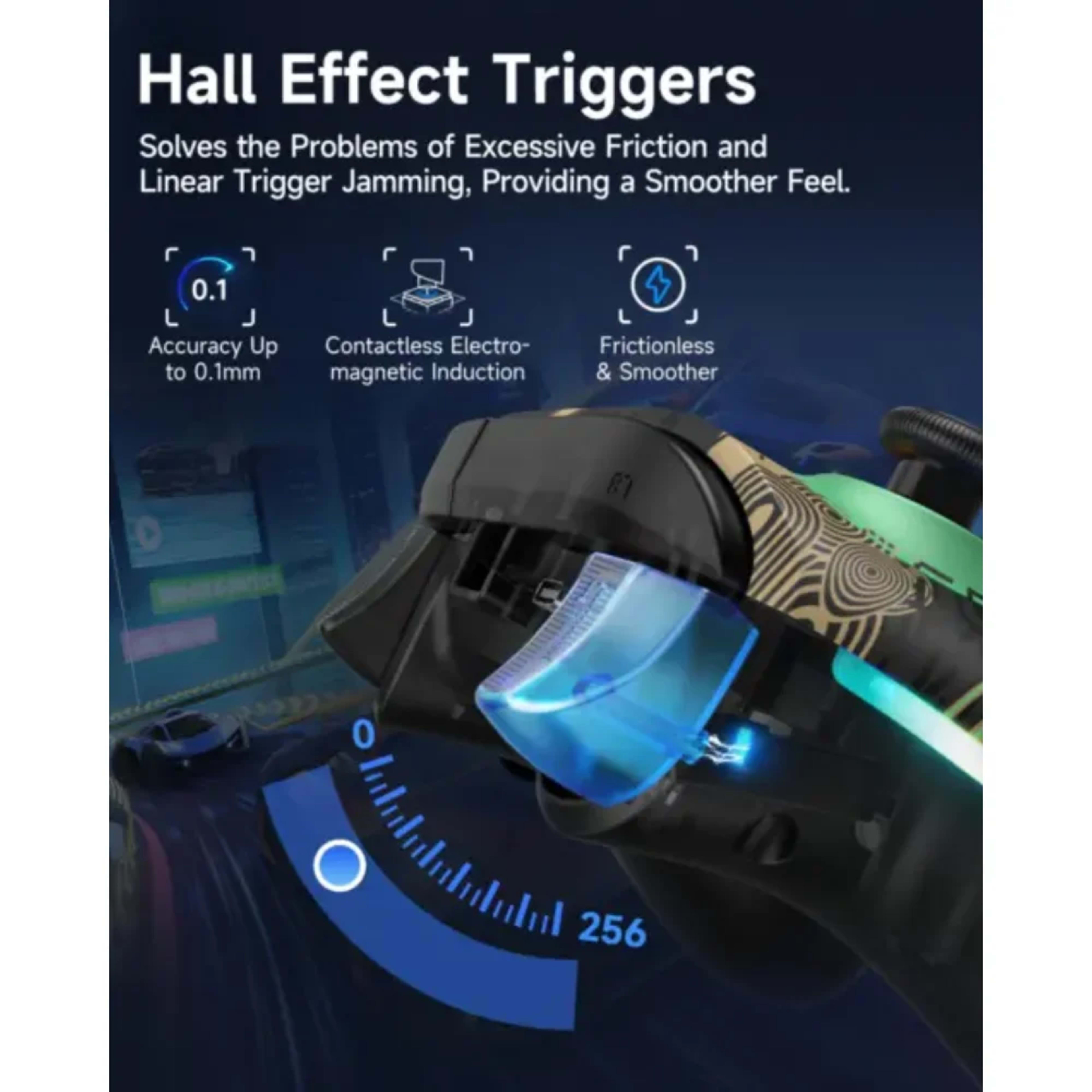 EasySMX® X15 RGB Controller With Hall Trigger and Hall Joystick - Zelda 4 EasySMX® X15 RGB Controller With Hall Trigger and Hall Joystick - Zelda thumbnail 4