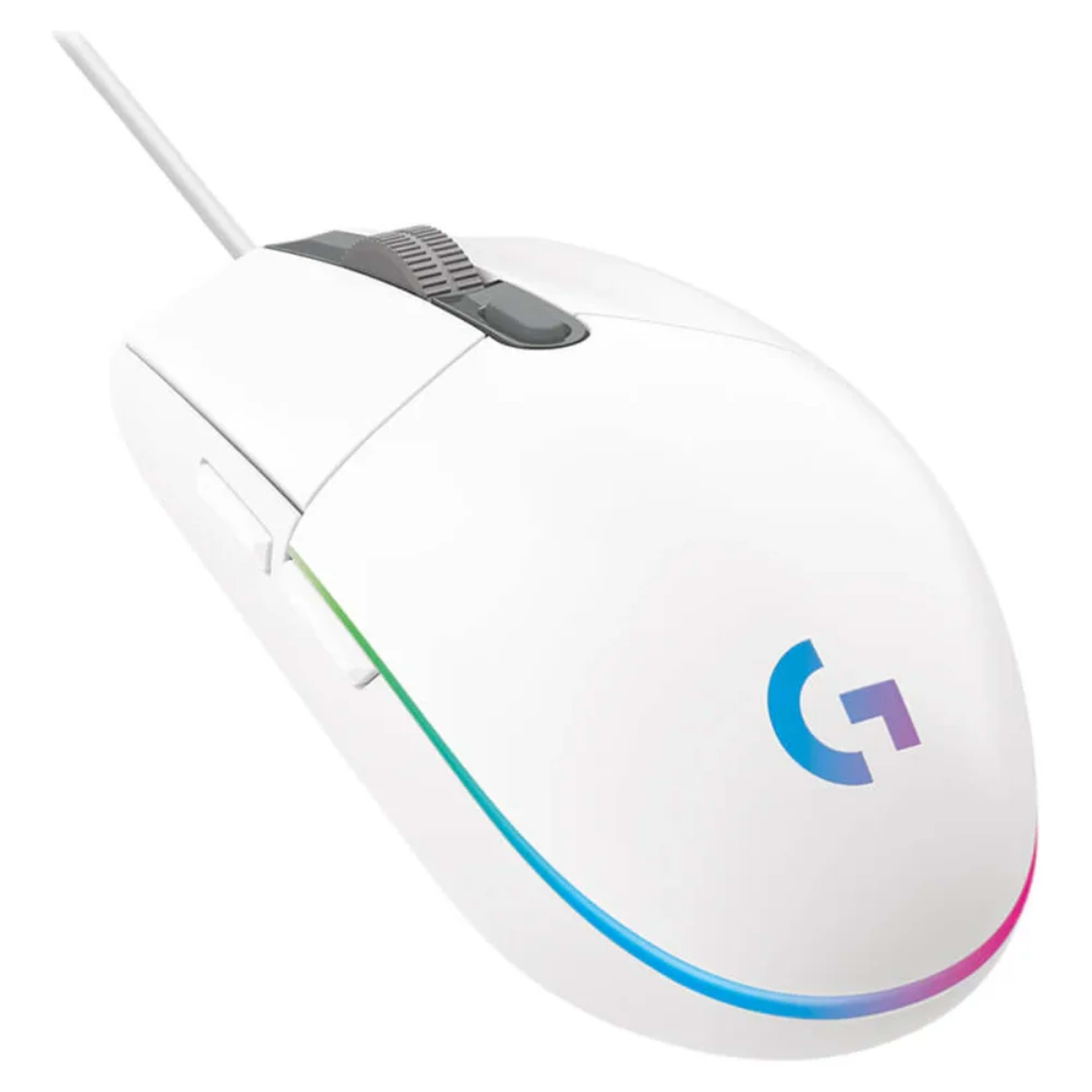 Logitech G102 Light Sync Gaming Mouse - White 3 Logitech G102 Light Sync Gaming Mouse - White thumbnail 3