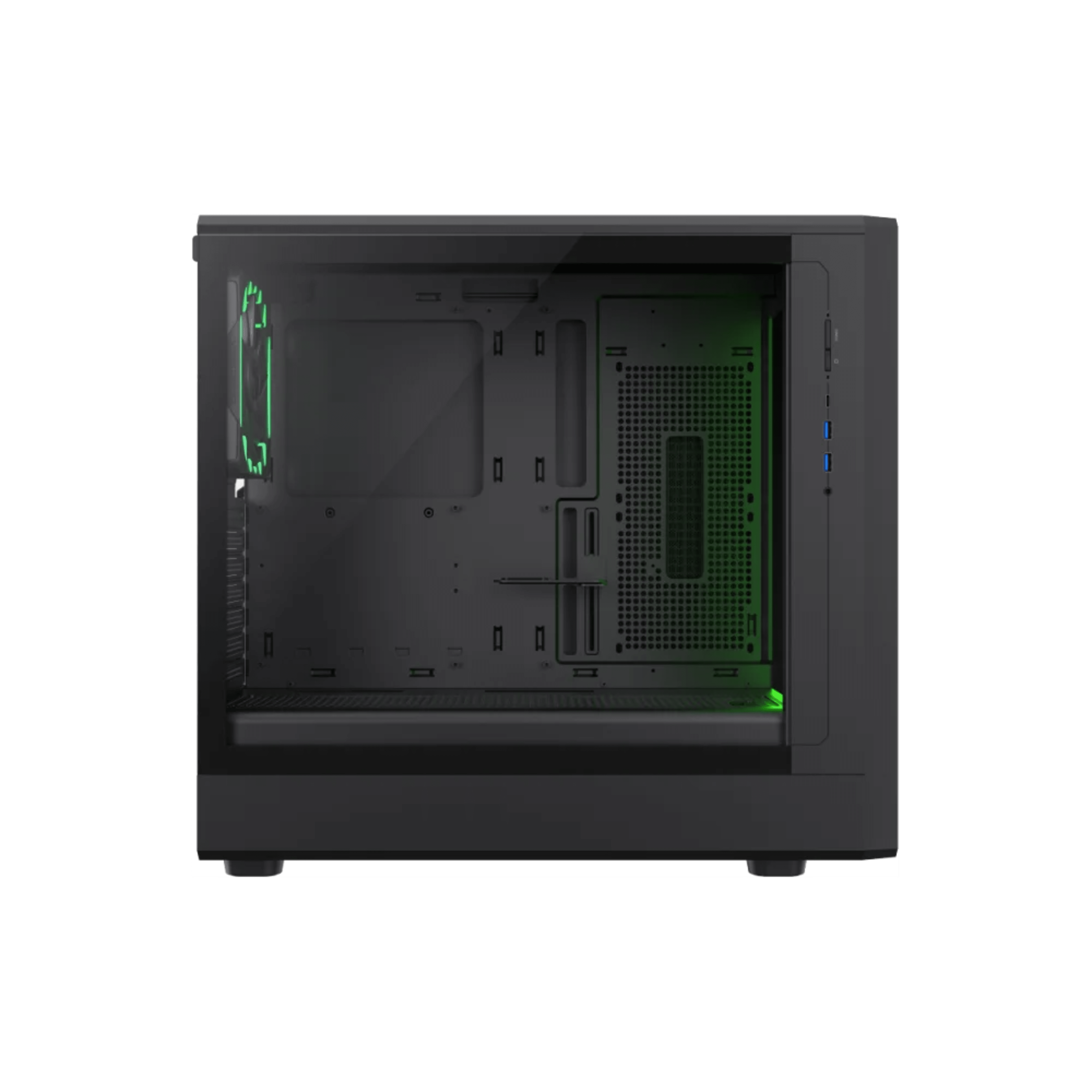 GameMax CLAW 460 BK Mid Tower Where Air Moves With Style - Black 3 GameMax CLAW 460 BK Mid Tower Where Air Moves With Style - Black thumbnail 3