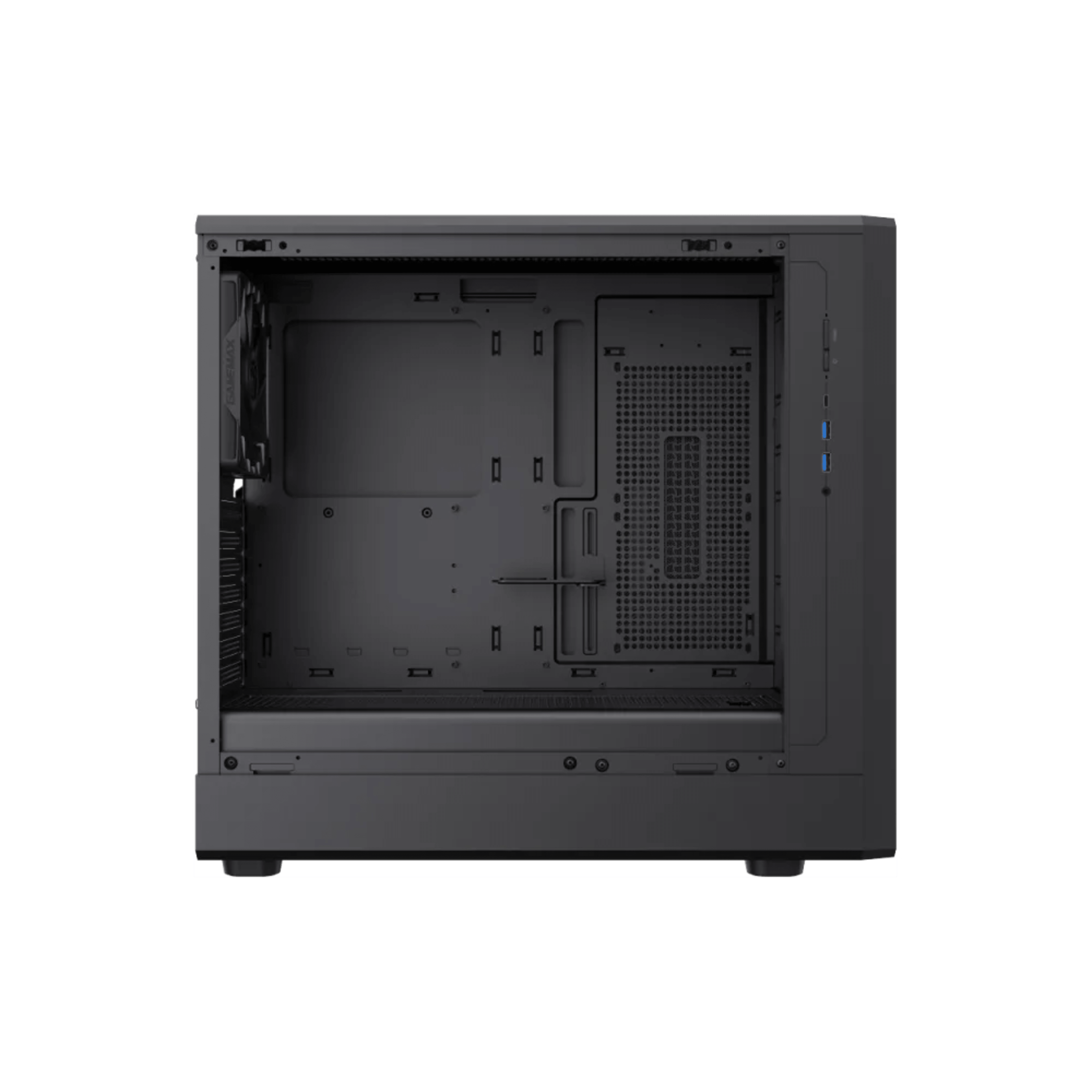 GameMax CLAW 460 BK Mid Tower Where Air Moves With Style - Black 4 GameMax CLAW 460 BK Mid Tower Where Air Moves With Style - Black thumbnail 4