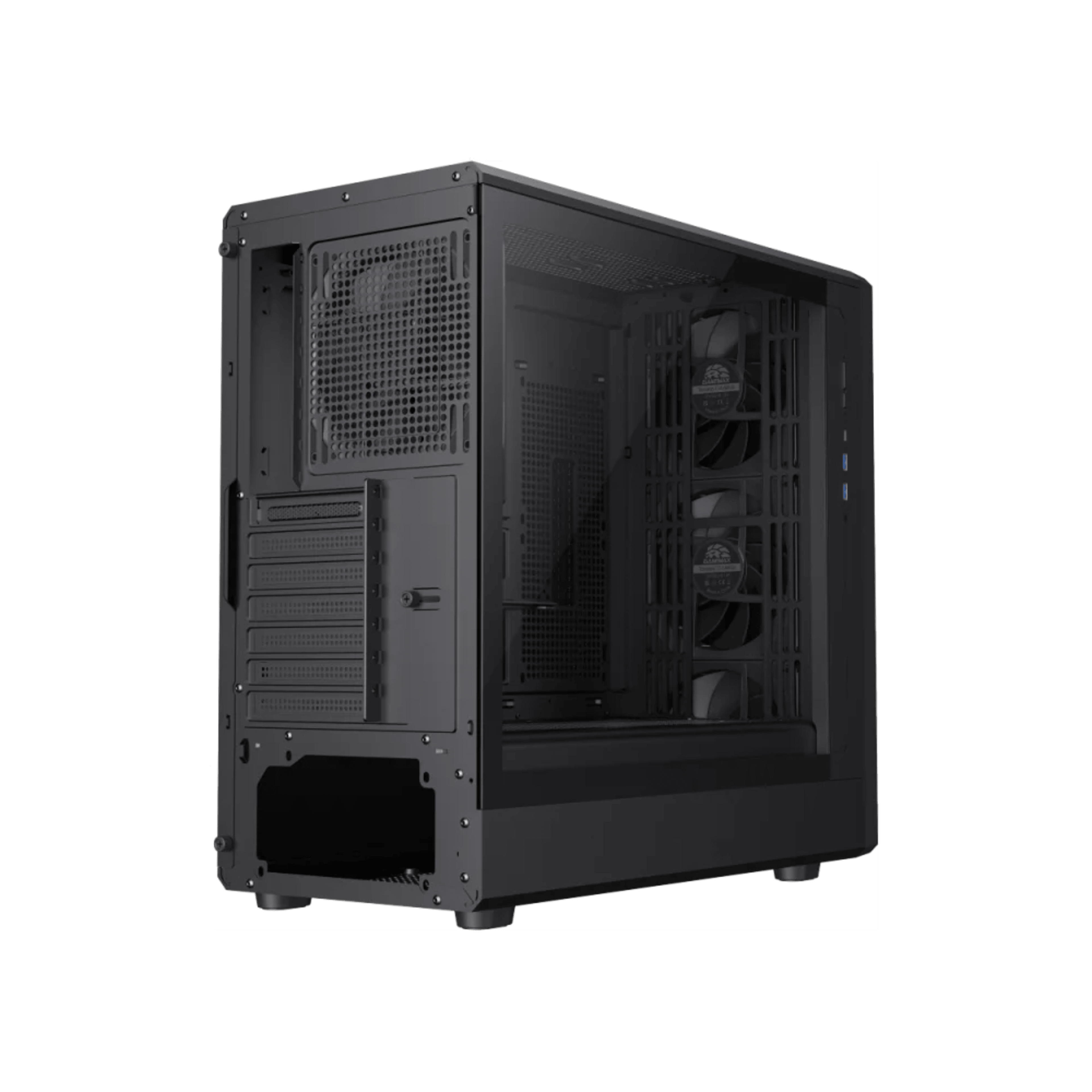 GameMax CLAW 460 BK Mid Tower Where Air Moves With Style - Black 5 GameMax CLAW 460 BK Mid Tower Where Air Moves With Style - Black thumbnail 5