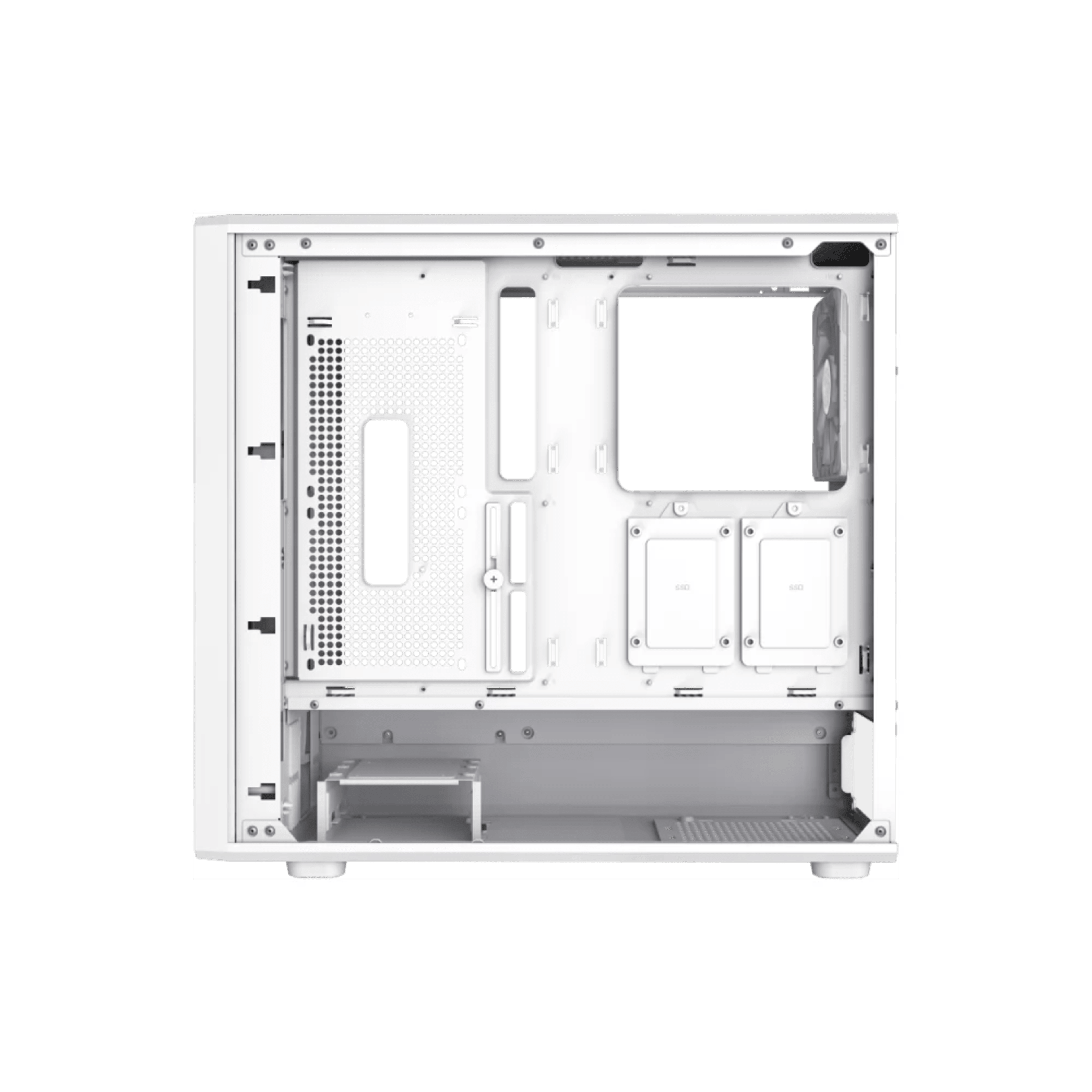 GameMax CLAW 460 BK Mid Tower Where Air Moves With Style - White 2 GameMax CLAW 460 BK Mid Tower Where Air Moves With Style - White thumbnail 2