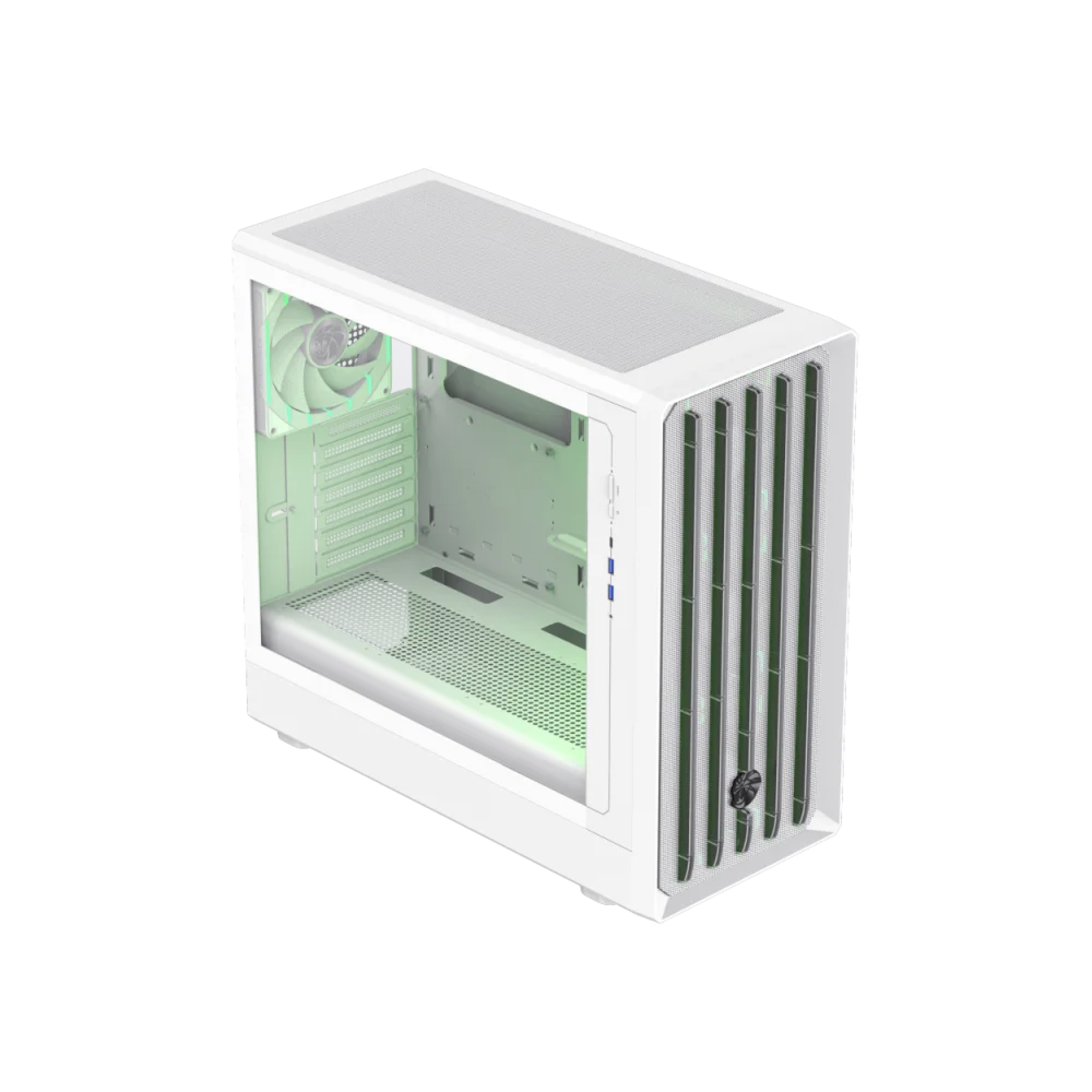 GameMax CLAW 460 BK Mid Tower Where Air Moves With Style - White 5 GameMax CLAW 460 BK Mid Tower Where Air Moves With Style - White thumbnail 5