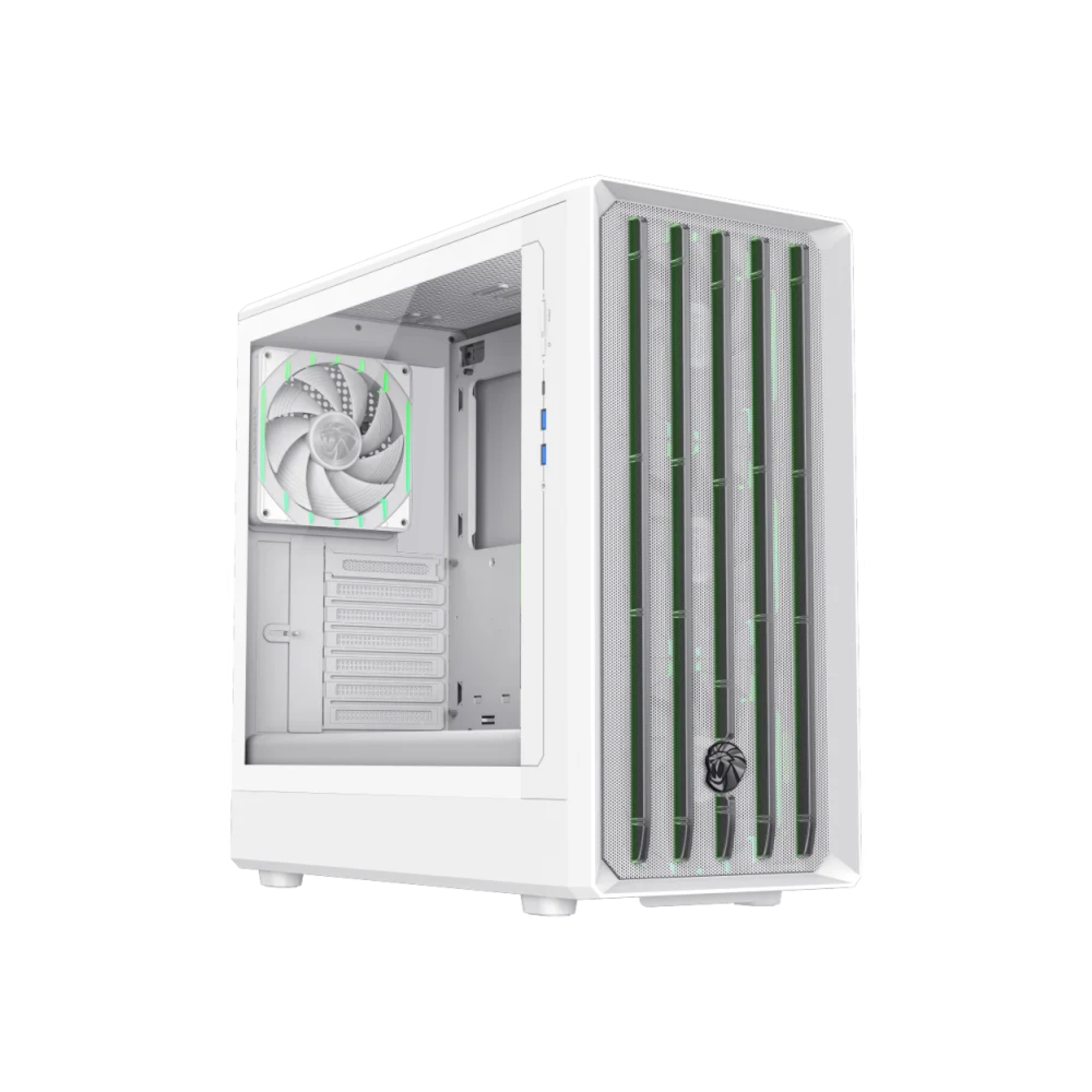 GameMax CLAW 460 BK Mid Tower Where Air Moves With Style - White 3 GameMax CLAW 460 BK Mid Tower Where Air Moves With Style - White thumbnail 3