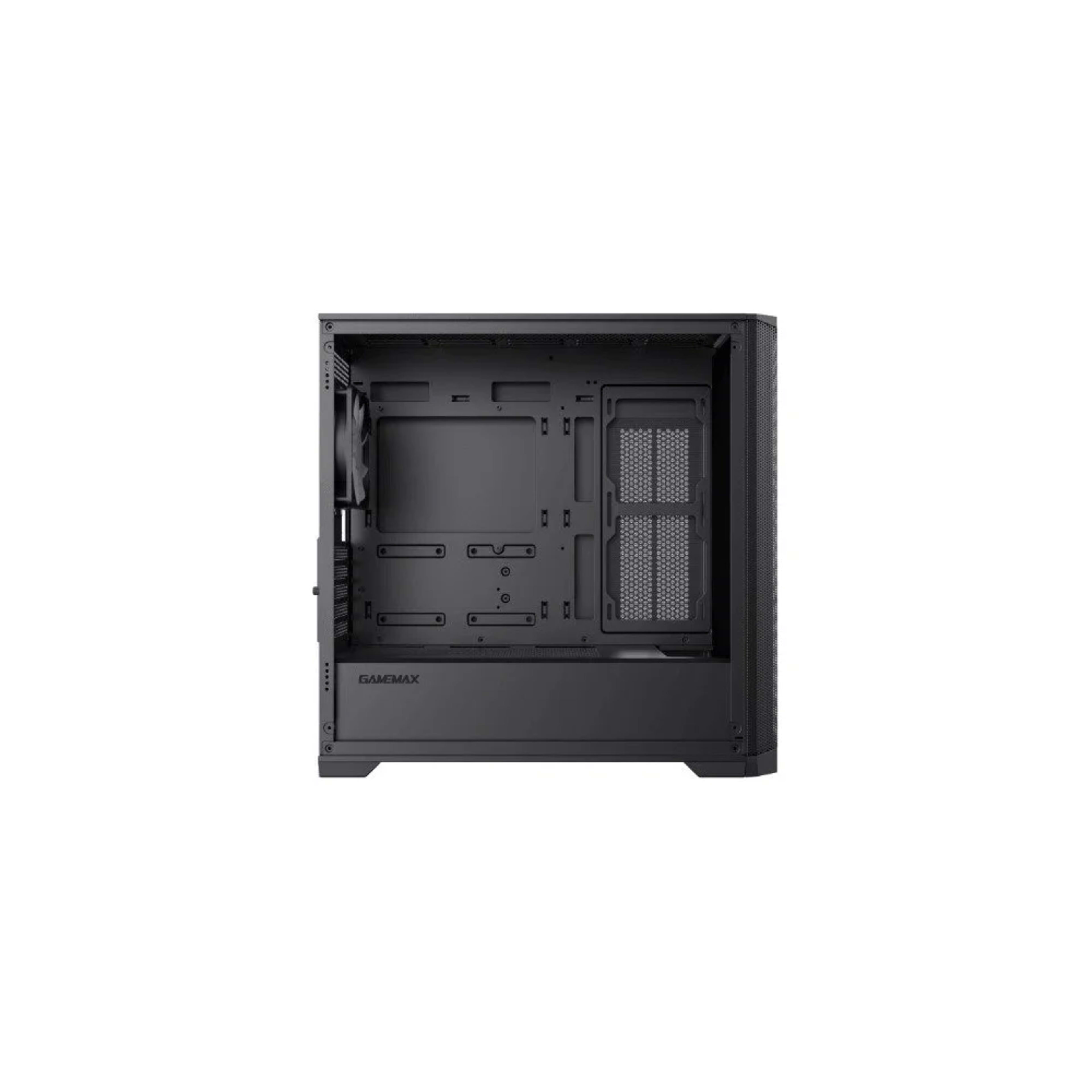 GameMax DEFENDER TG stylish tempered glass design ARGB lighting Gaming Case - Black 2 GameMax DEFENDER TG stylish tempered glass design ARGB lighting Gaming Case - Black thumbnail 2
