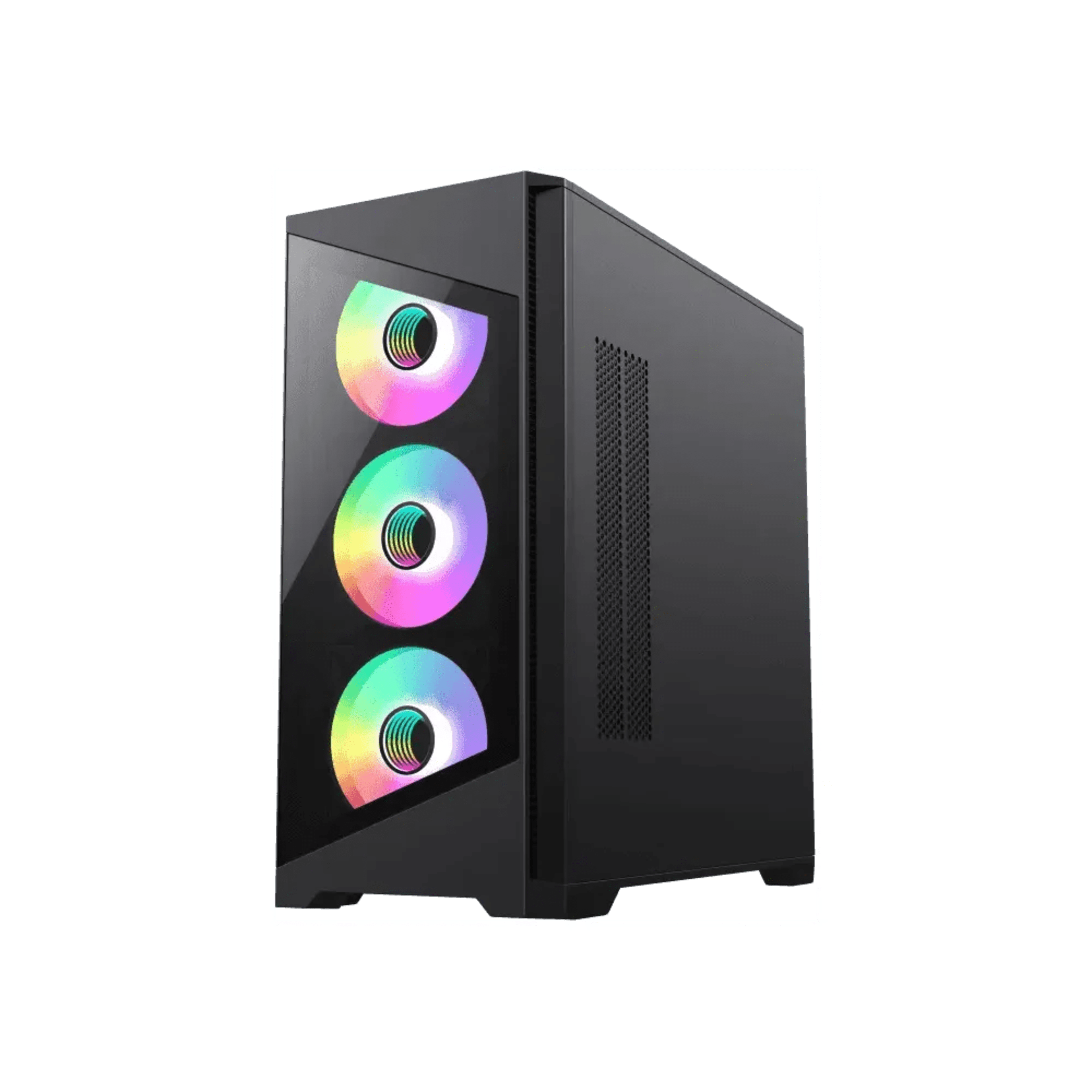 GameMax DESTROYER TGB Micro-ATX 4 ARGB Fans, Tempered Glass Panels Gaming Case - Black 3 GameMax DESTROYER TGB Micro-ATX 4 ARGB Fans, Tempered Glass Panels Gaming Case - Black thumbnail 3