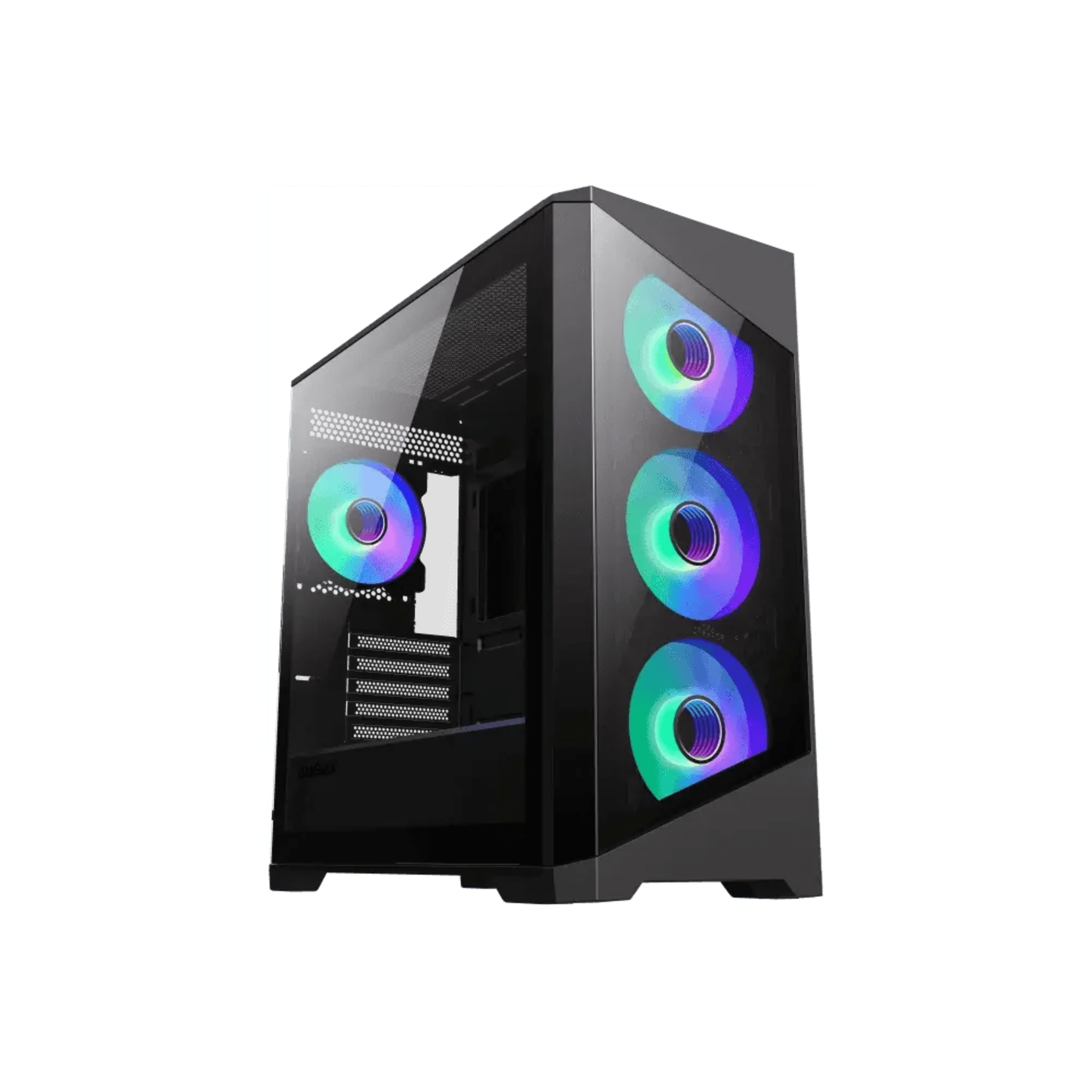 GameMax DESTROYER TGB Micro-ATX 4 ARGB Fans, Tempered Glass Panels Gaming Case - Black 2 GameMax DESTROYER TGB Micro-ATX 4 ARGB Fans, Tempered Glass Panels Gaming Case - Black thumbnail 2