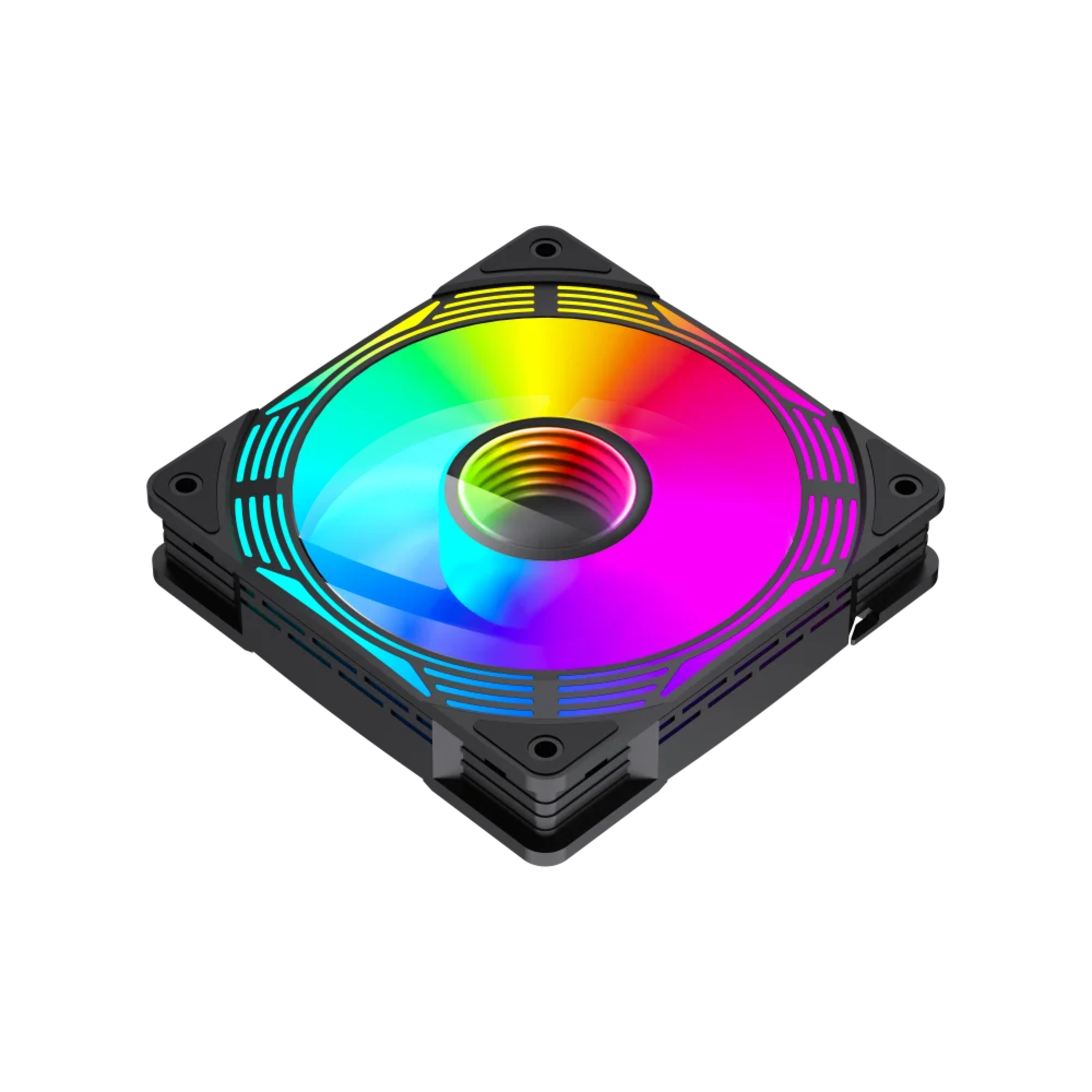 GameMax FN12A-C8I-R, Reverse 120mm ARGB Fan -Black 2 GameMax FN12A-C8I-R, Reverse 120mm ARGB Fan -Black thumbnail 2