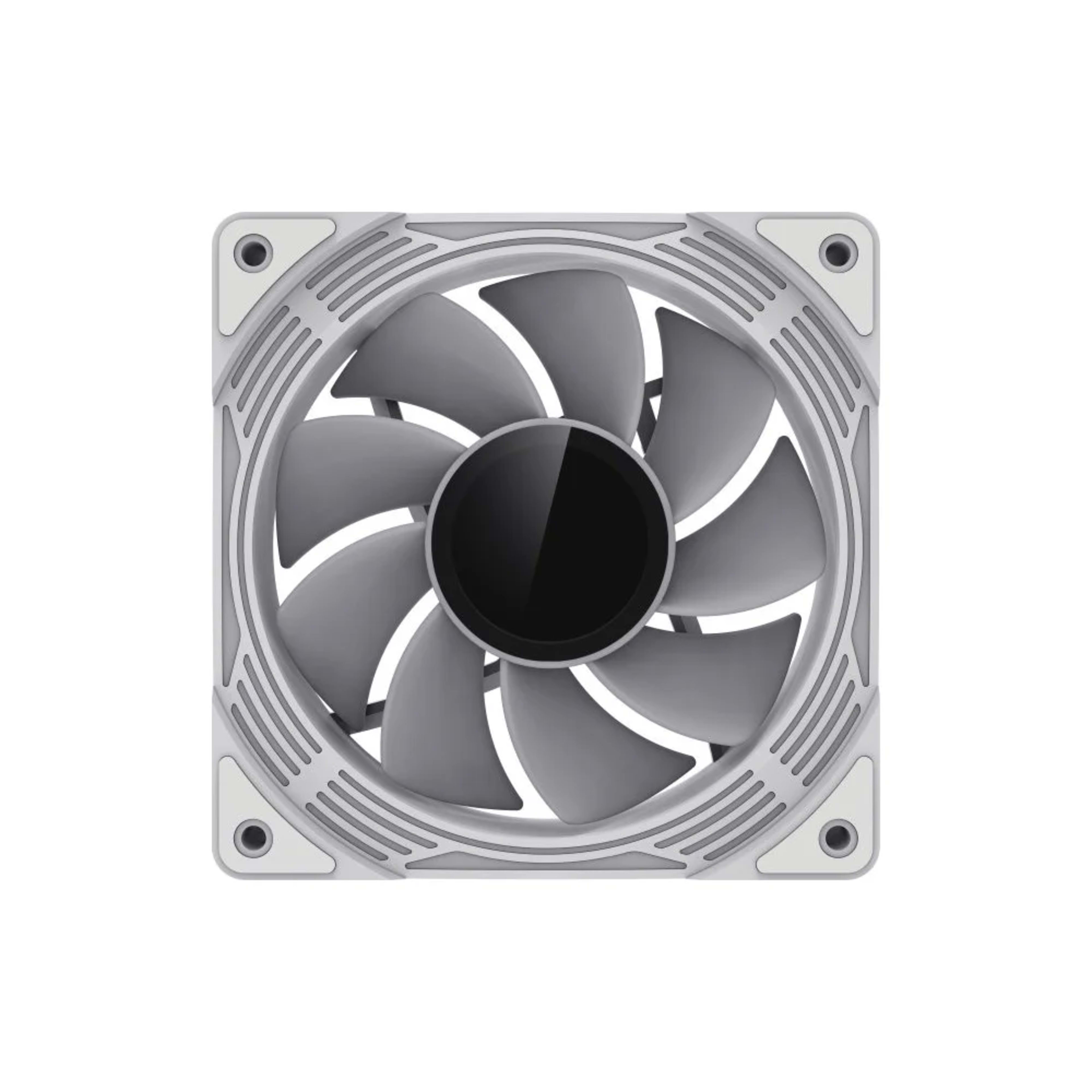 GameMax FN12A-C8I-RW, Reverse 120mm ARGB Fan -White 3 GameMax FN12A-C8I-RW, Reverse 120mm ARGB Fan -White thumbnail 3