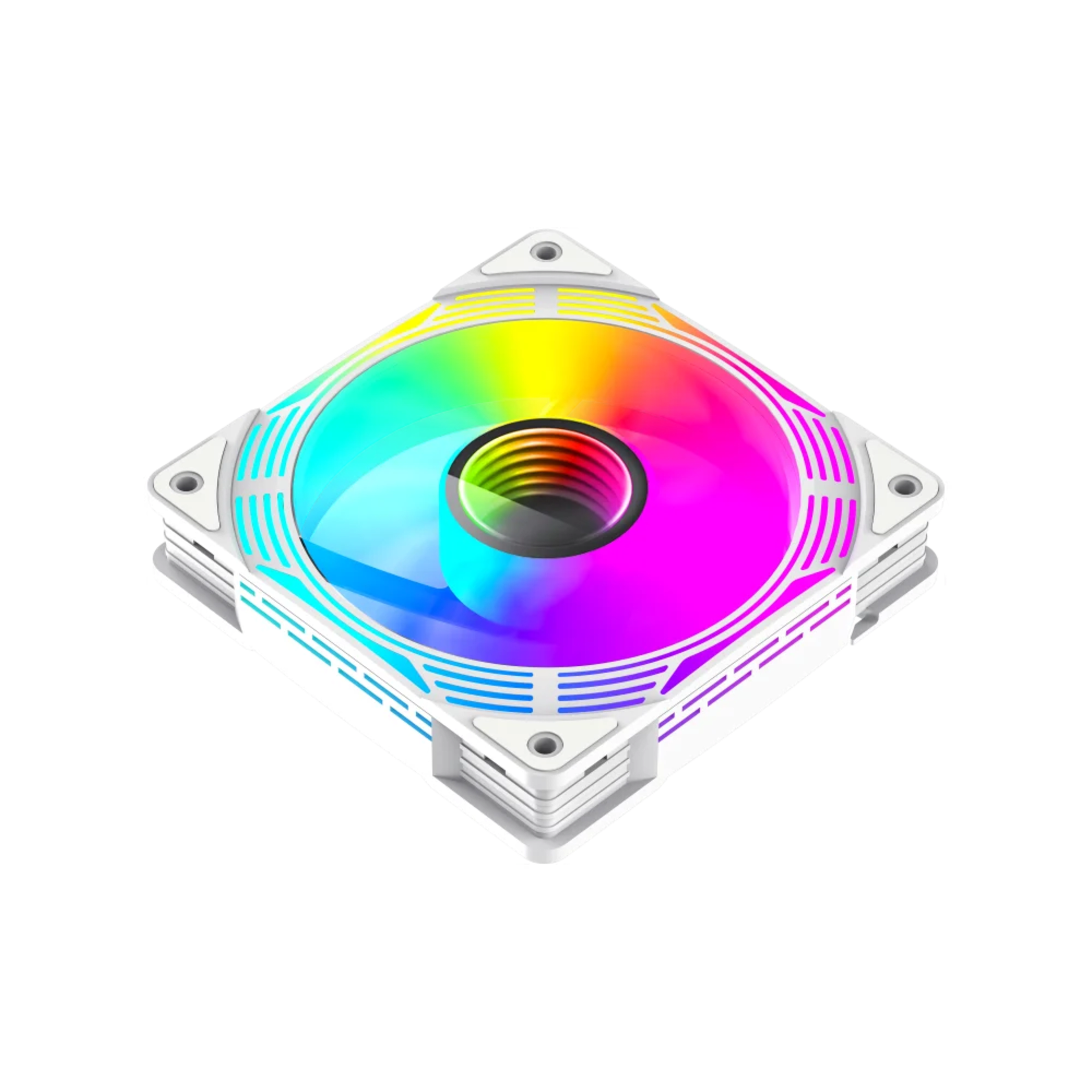 GameMax FN12A-C8I W 120mm ARGB Fan — High-Performance Quiet Cooling -White 4 GameMax FN12A-C8I W 120mm ARGB Fan — High-Performance Quiet Cooling -White thumbnail 4