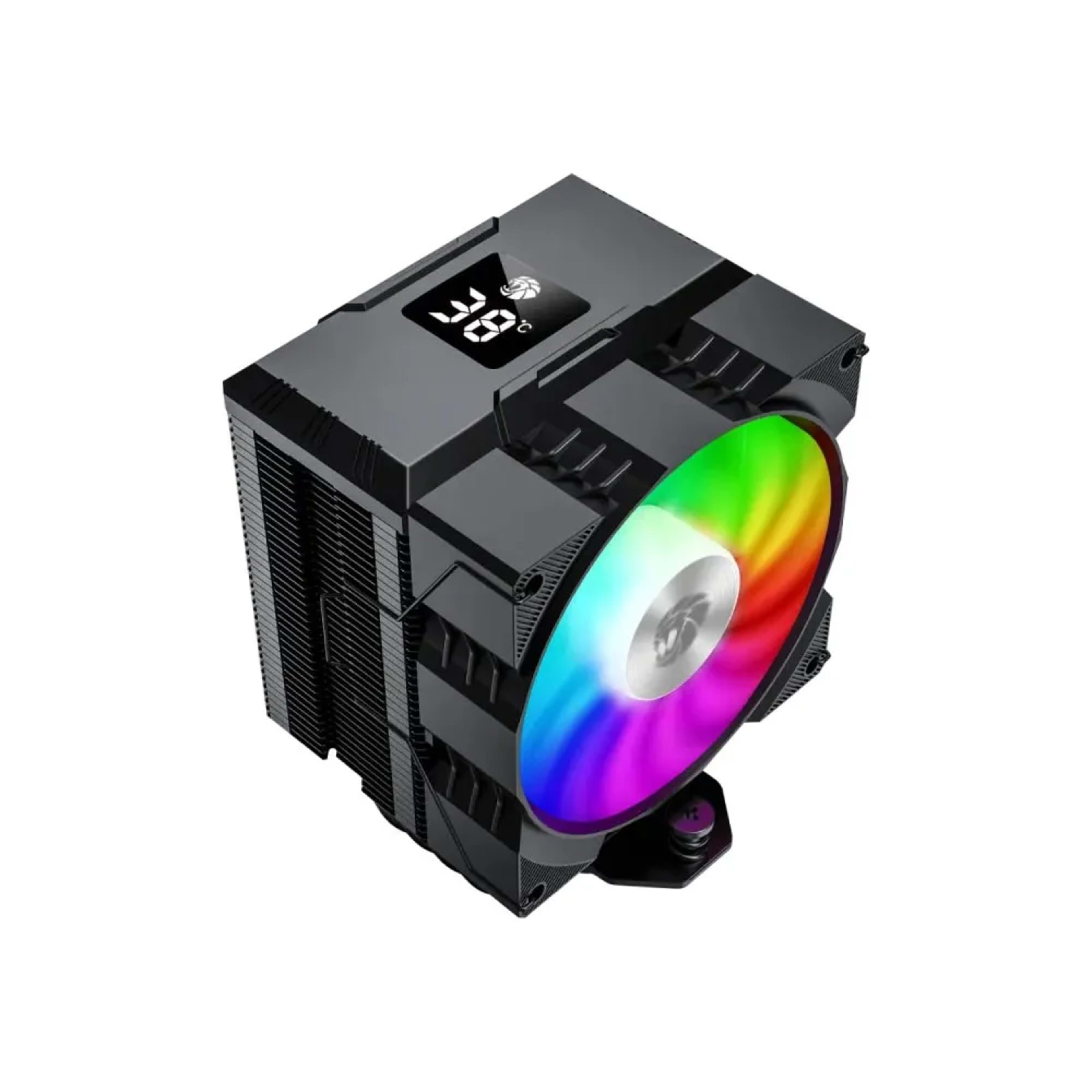 Gamemax GAMMA 90 DIGITAL BK Tower CPU air cooler Painted- Black - Main Image Gamemax GAMMA 90 DIGITAL BK Tower CPU air cooler Painted- Black - Main Image