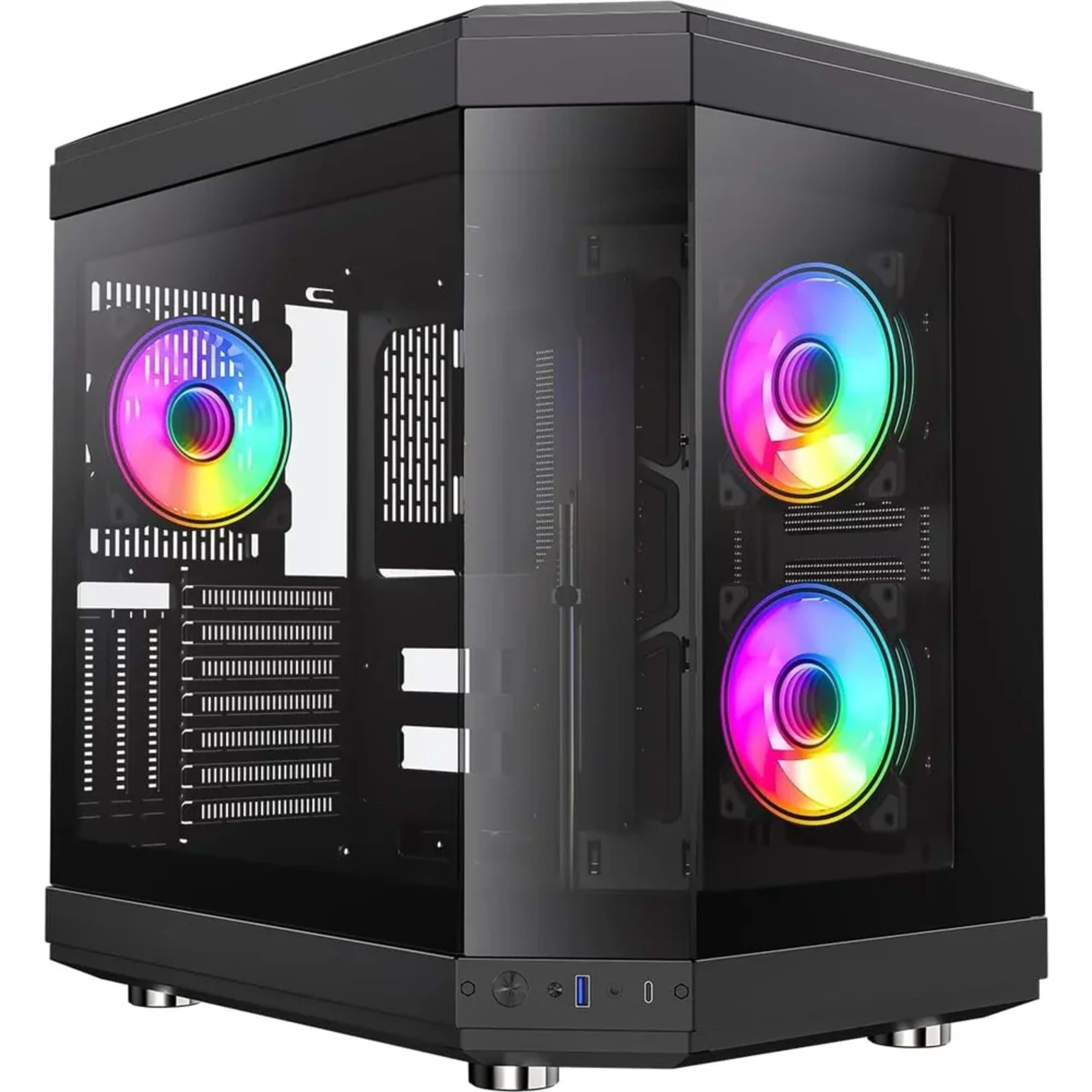GameMax HYPE-A BK full viewed designed Mid Tower ATX PC Gamig Case - Black - Main Image GameMax HYPE-A BK full viewed designed Mid Tower ATX PC Gamig Case - Black - Main Image