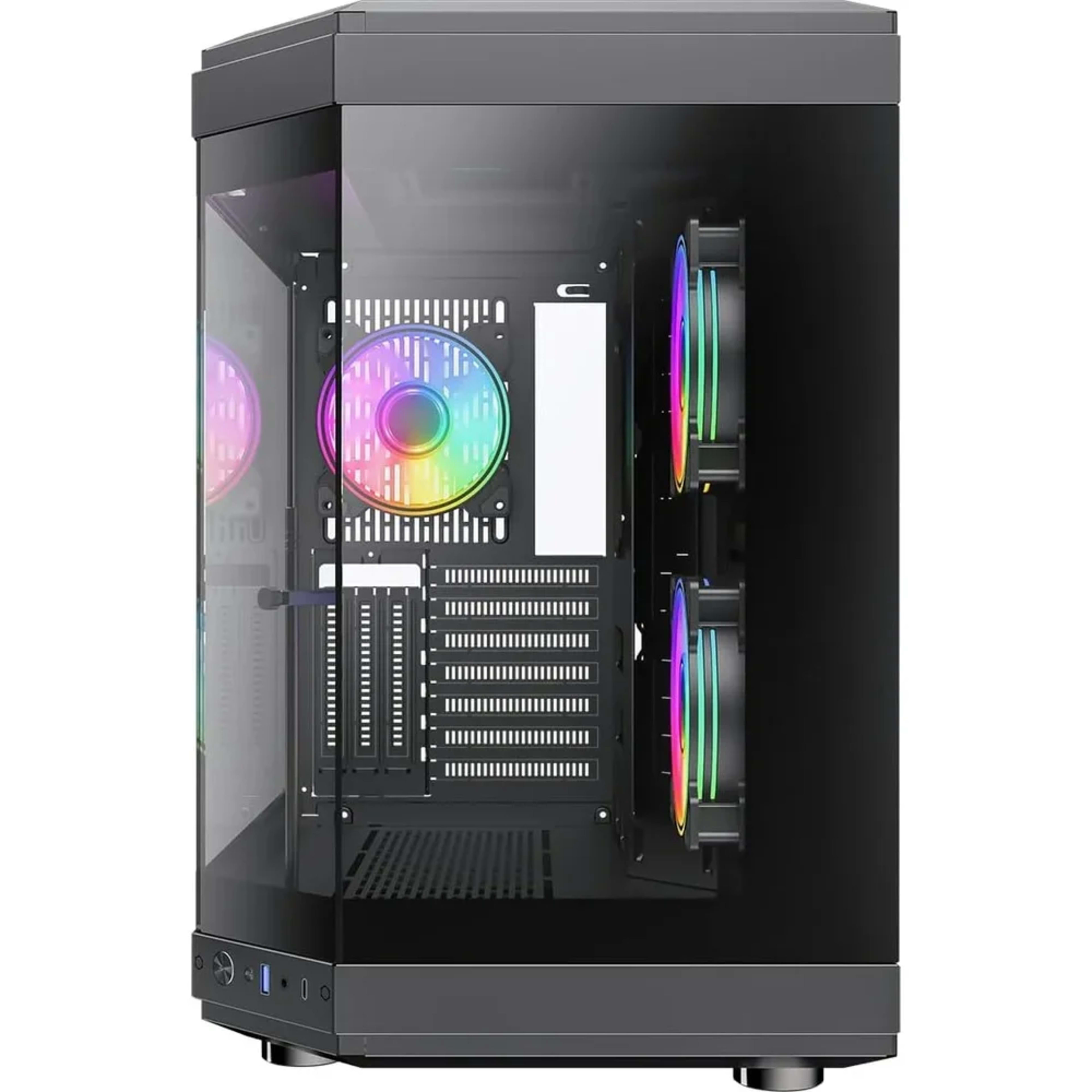 GameMax HYPE-A BK full viewed designed Mid Tower ATX PC Gamig Case - Black 5 GameMax HYPE-A BK full viewed designed Mid Tower ATX PC Gamig Case - Black thumbnail 5