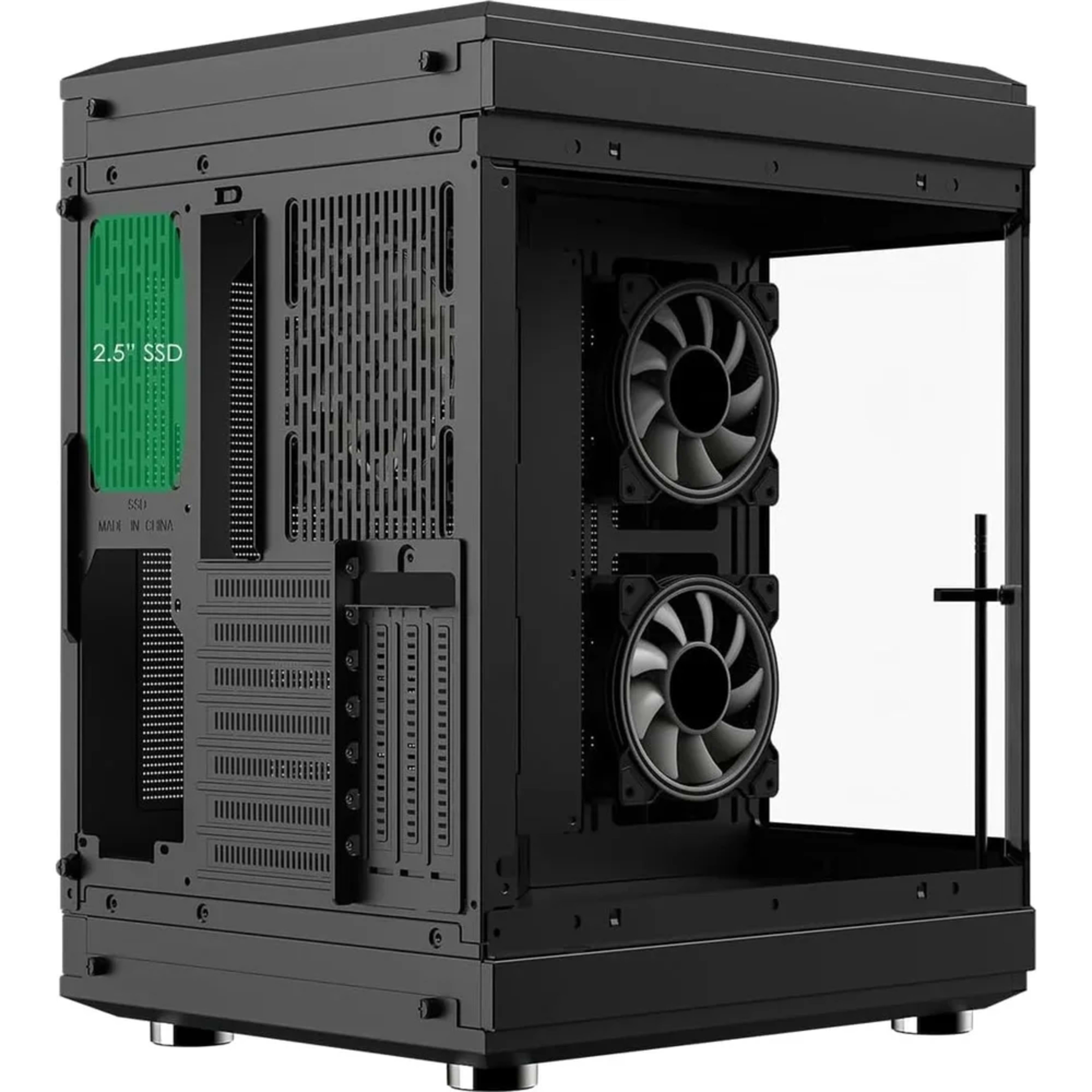 GameMax HYPE-A BK full viewed designed Mid Tower ATX PC Gamig Case - Black 3 GameMax HYPE-A BK full viewed designed Mid Tower ATX PC Gamig Case - Black thumbnail 3