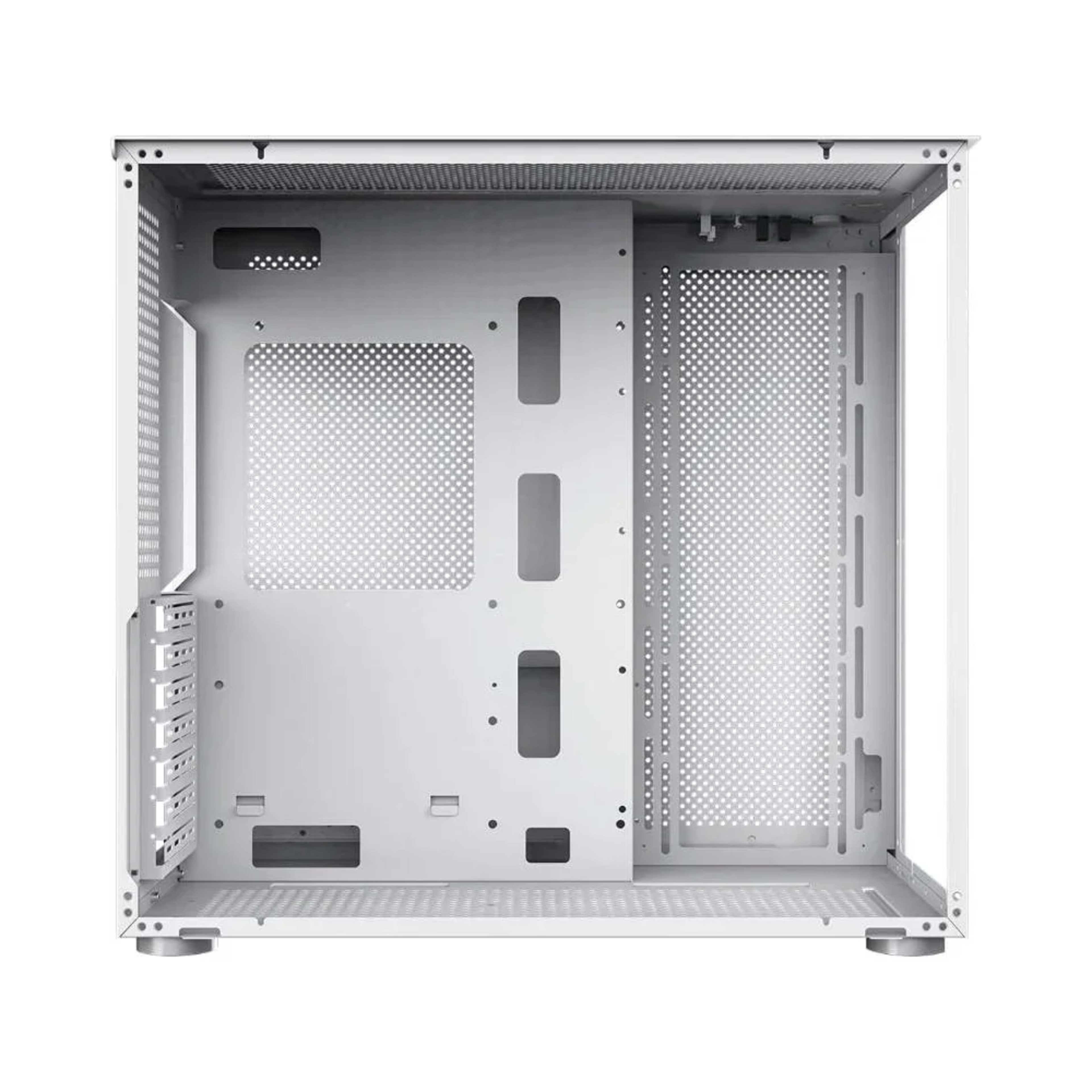 GameMax INFINITY HW ATX Mid Tower Tempered Glass, RGB Lighting, Modular Design Gaming Case - White 2 GameMax INFINITY HW ATX Mid Tower Tempered Glass, RGB Lighting, Modular Design Gaming Case - White thumbnail 2