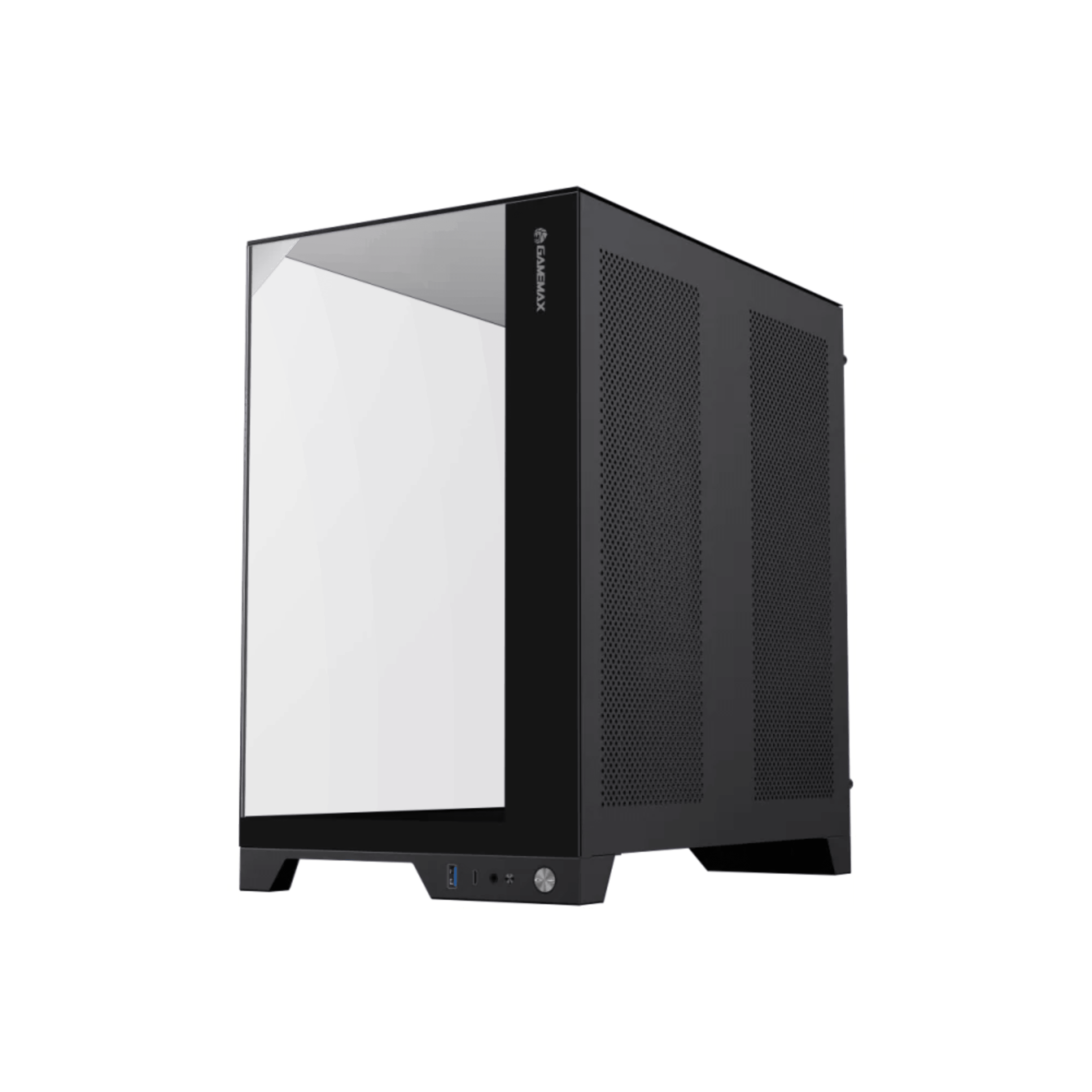 GameMax INFINITY PRO BK Panoramic Tempered Glass Mid-Tower Gaming PC Case - Black 4 GameMax INFINITY PRO BK Panoramic Tempered Glass Mid-Tower Gaming PC Case - Black thumbnail 4