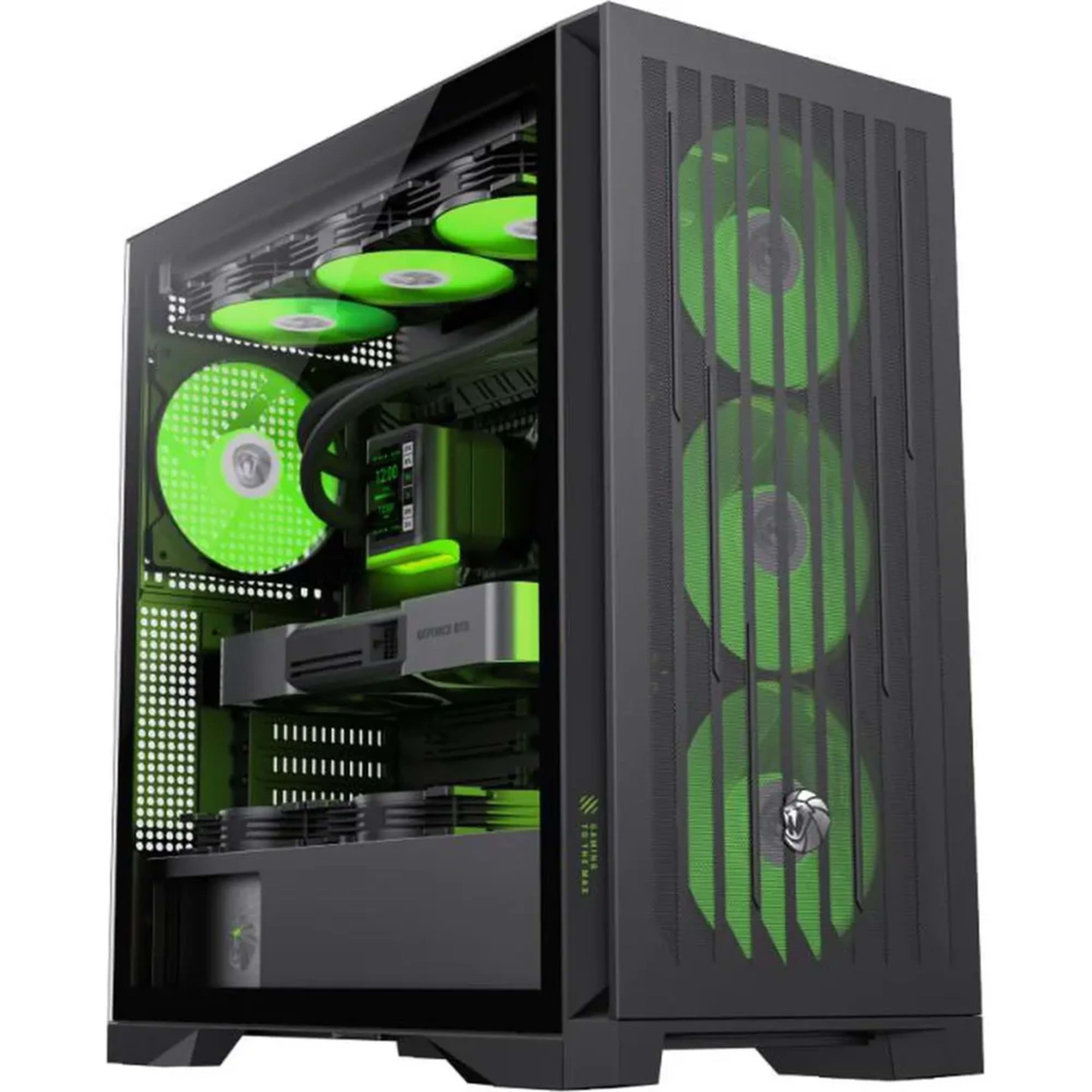 GameMax LEADER 2 BK Mid Tower Gaming Case - Black 3 GameMax LEADER 2 BK Mid Tower Gaming Case - Black thumbnail 3