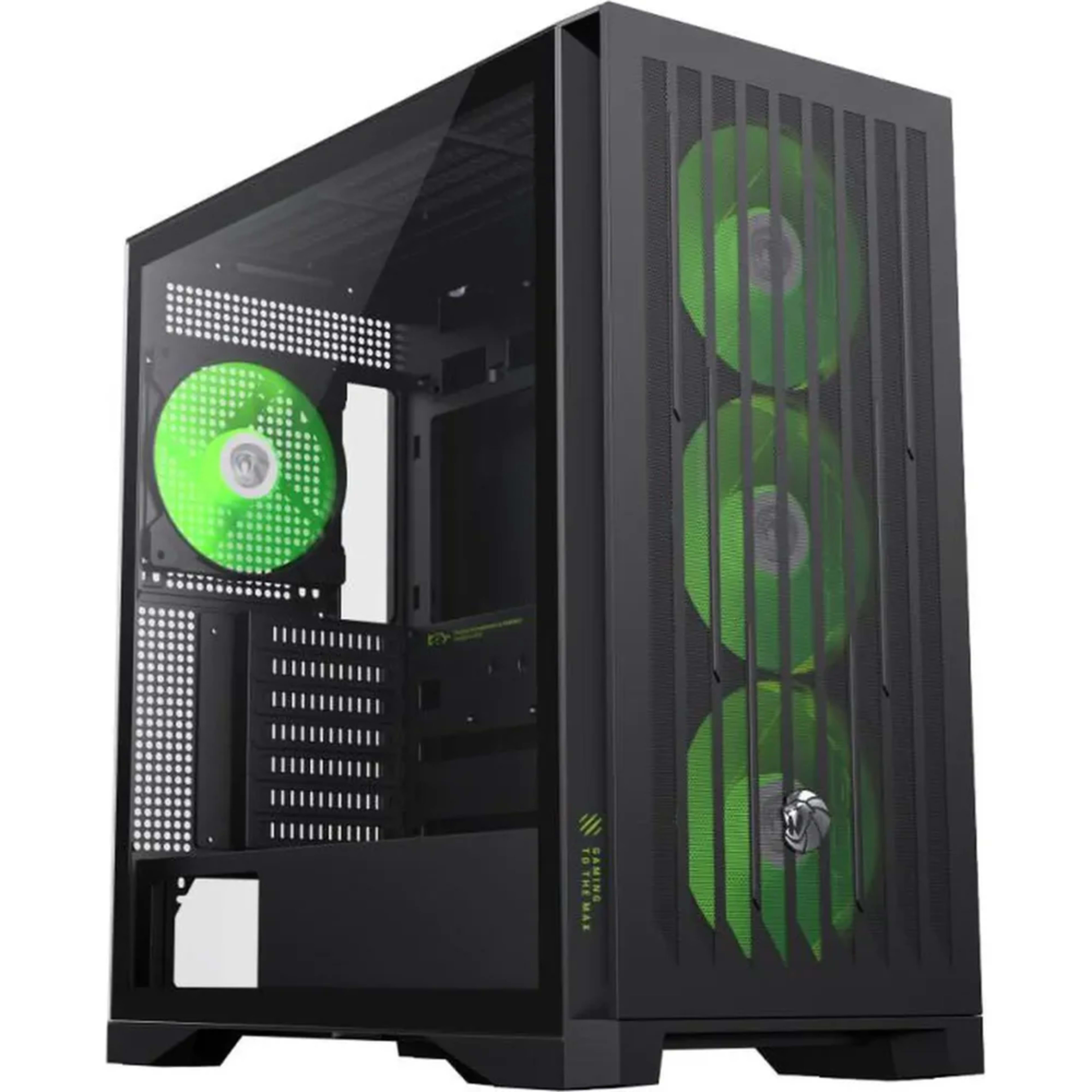GameMax LEADER 2 BK Mid Tower Gaming Case - Black - Main Image GameMax LEADER 2 BK Mid Tower Gaming Case - Black - Main Image