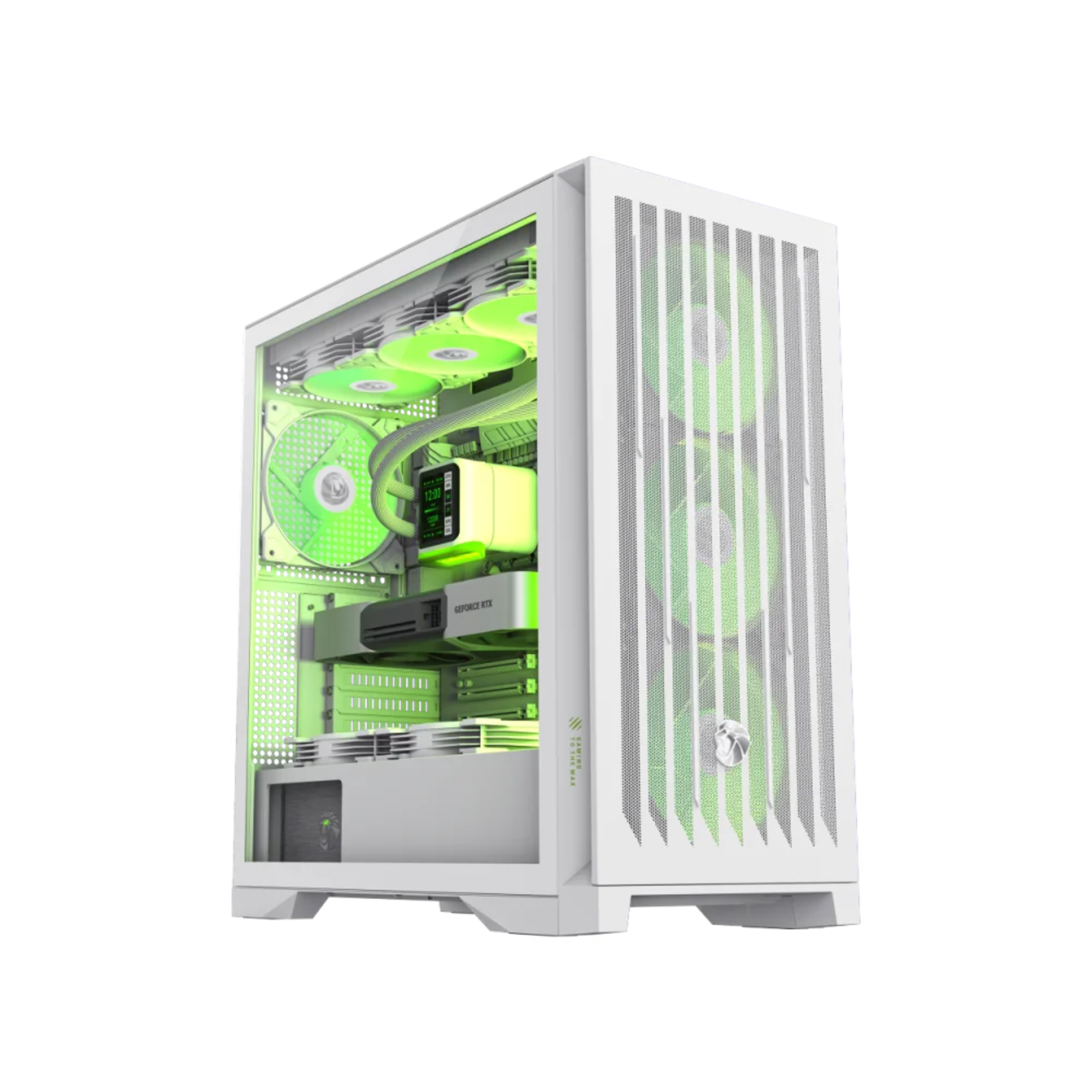 GameMax LEADER 2 HW Mid Tower Gaming Case - White - Main Image GameMax LEADER 2 HW Mid Tower Gaming Case - White - Main Image