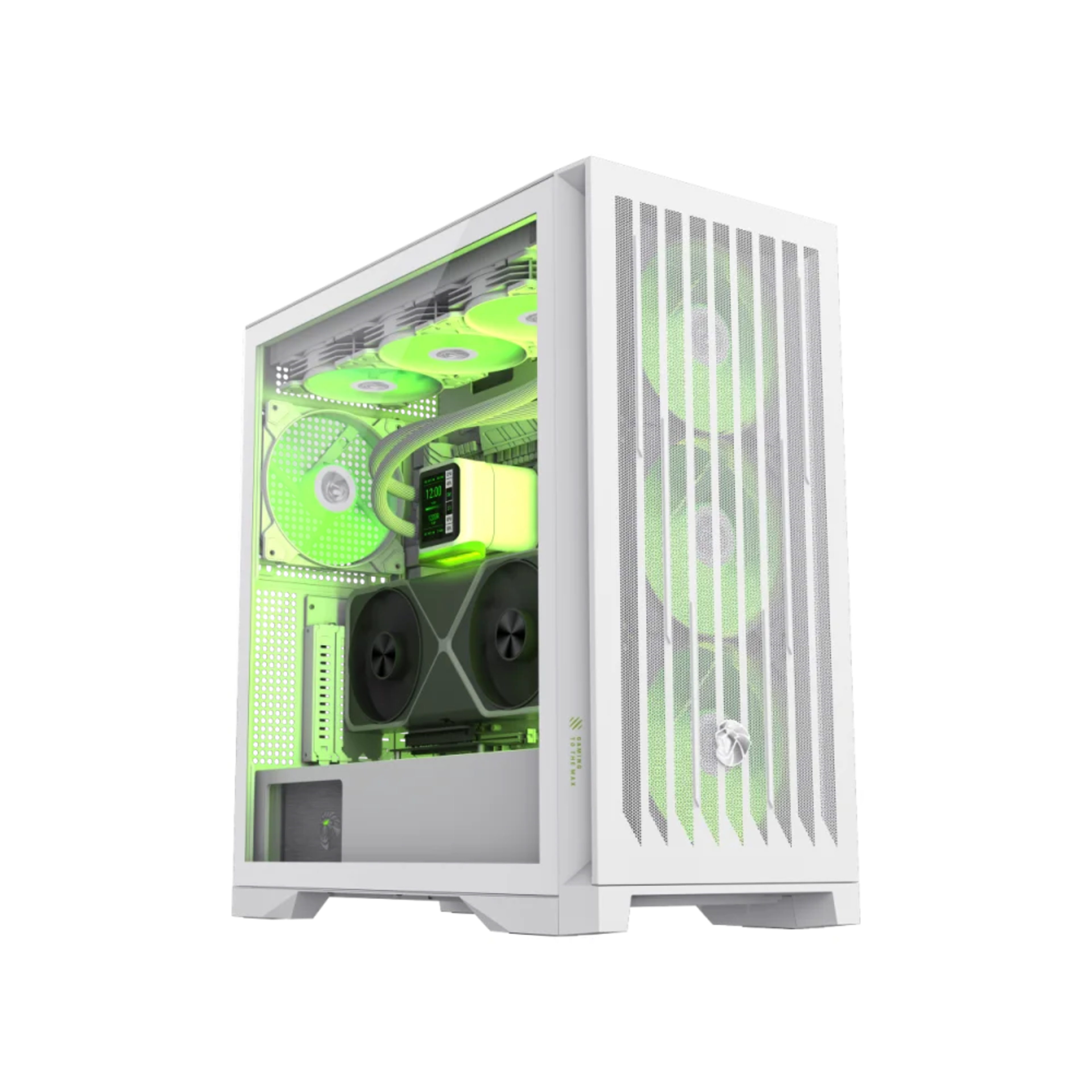 GameMax LEADER 2 HW Mid Tower Gaming Case - White 3 GameMax LEADER 2 HW Mid Tower Gaming Case - White thumbnail 3