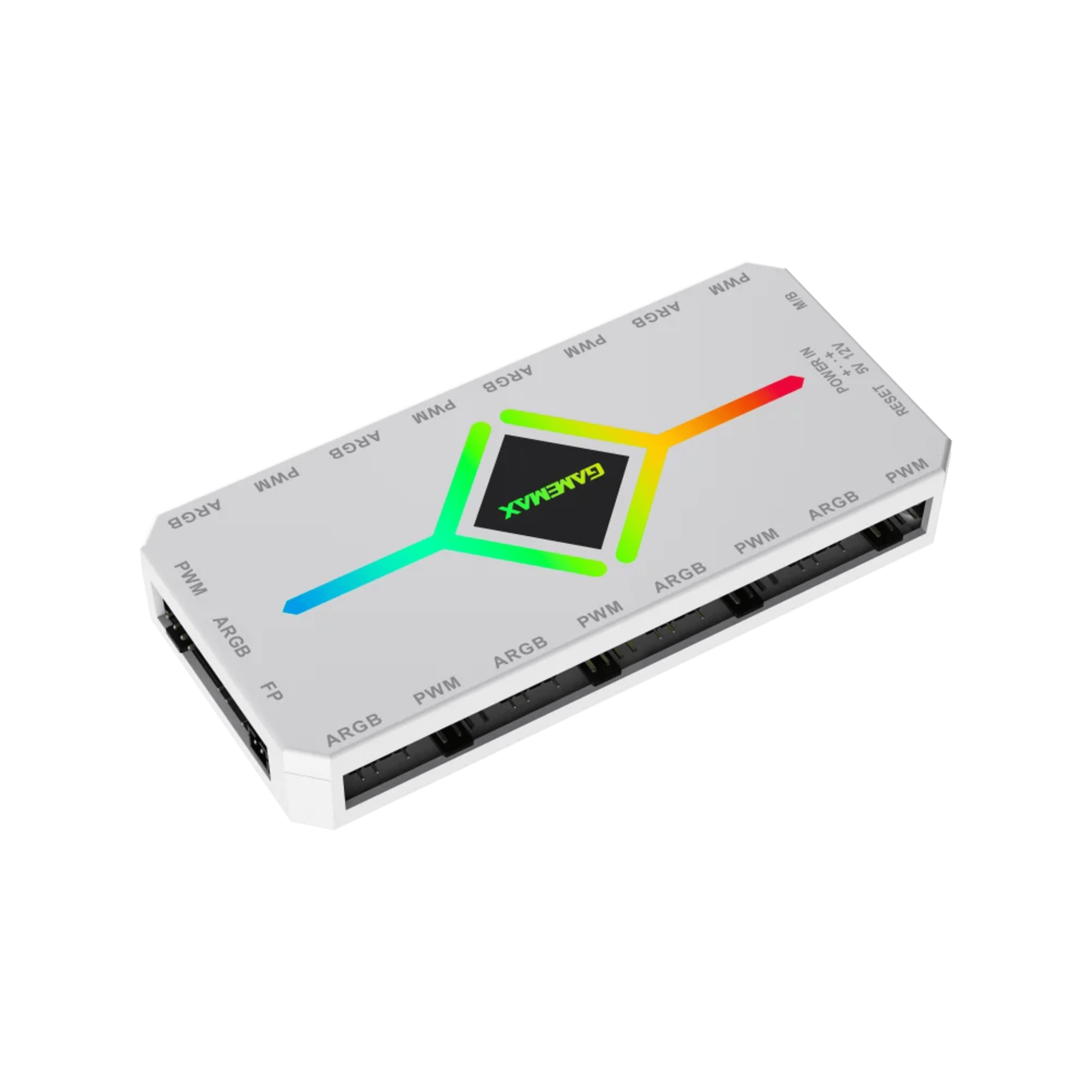 GameMax V4.0 ARGB HUB PWM HW Controller. White 4 GameMax V4.0 ARGB HUB PWM HW Controller. White thumbnail 4
