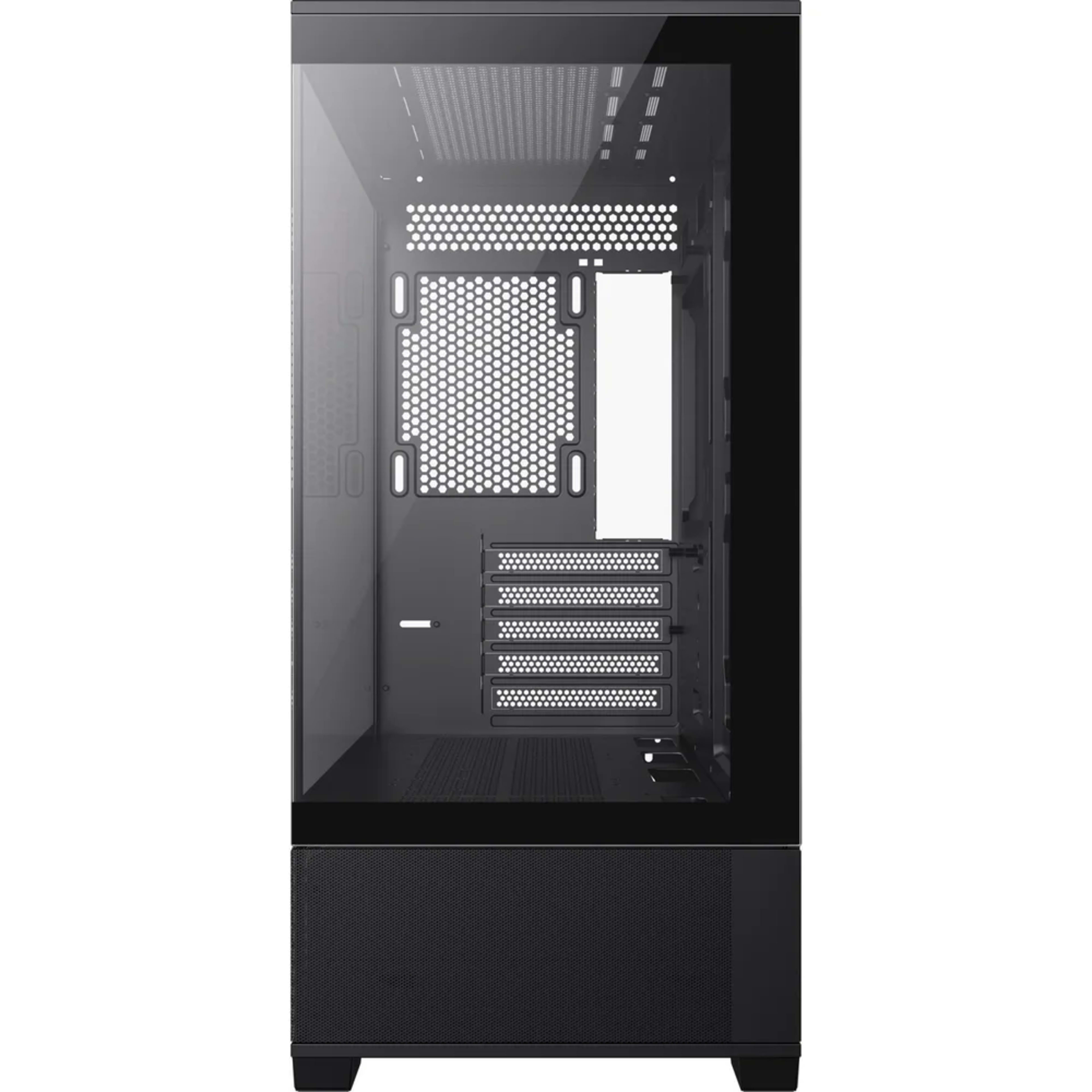GameMAx Vista MB Micro ATX tower - Aesthetic looks, airflow focus Glass to Glass full view - Black 2 GameMAx Vista MB Micro ATX tower - Aesthetic looks, airflow focus Glass to Glass full view - Black thumbnail 2