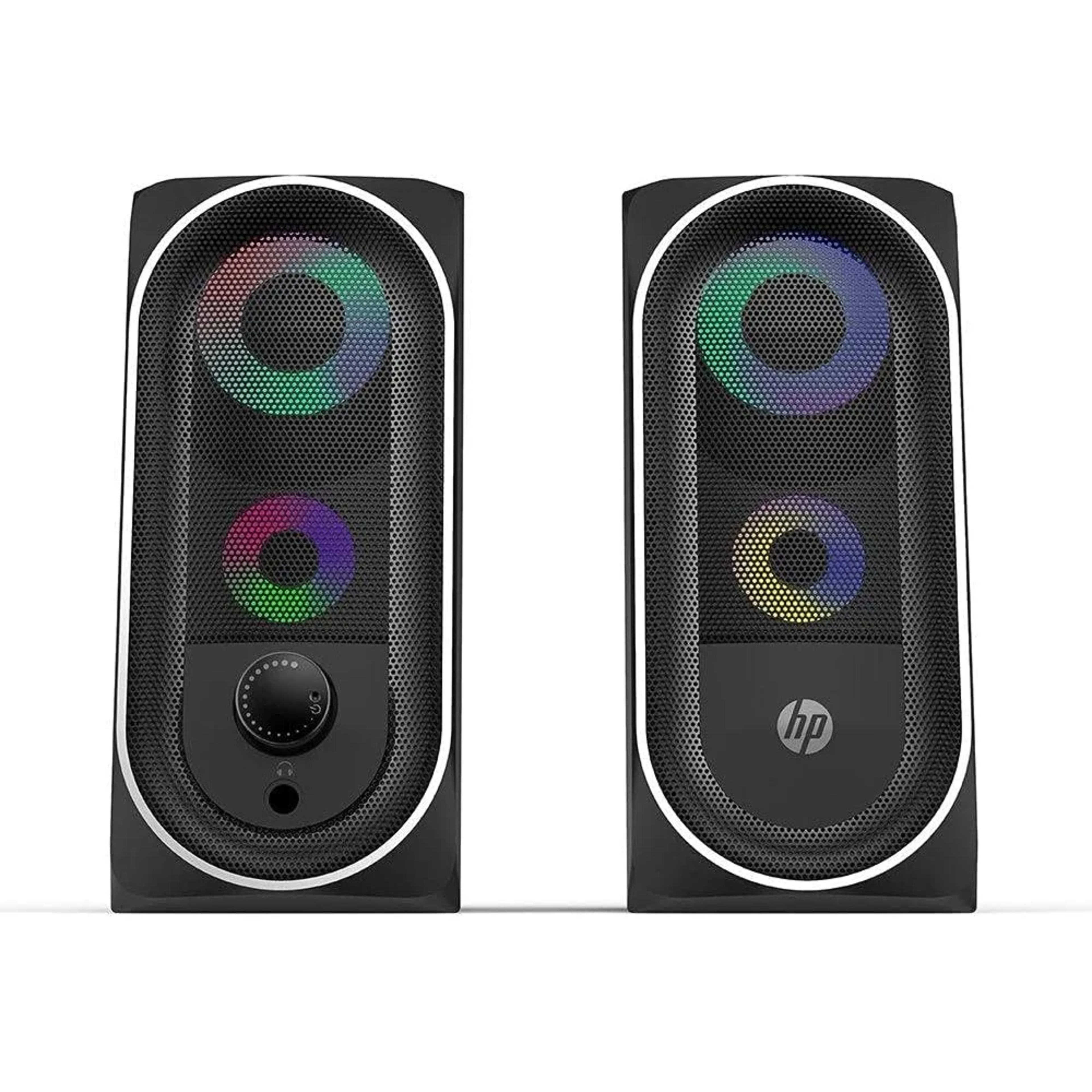 HP Stereo Multimedia wired speaker RGB - BLACK 3 HP Stereo Multimedia wired speaker RGB - BLACK thumbnail 3