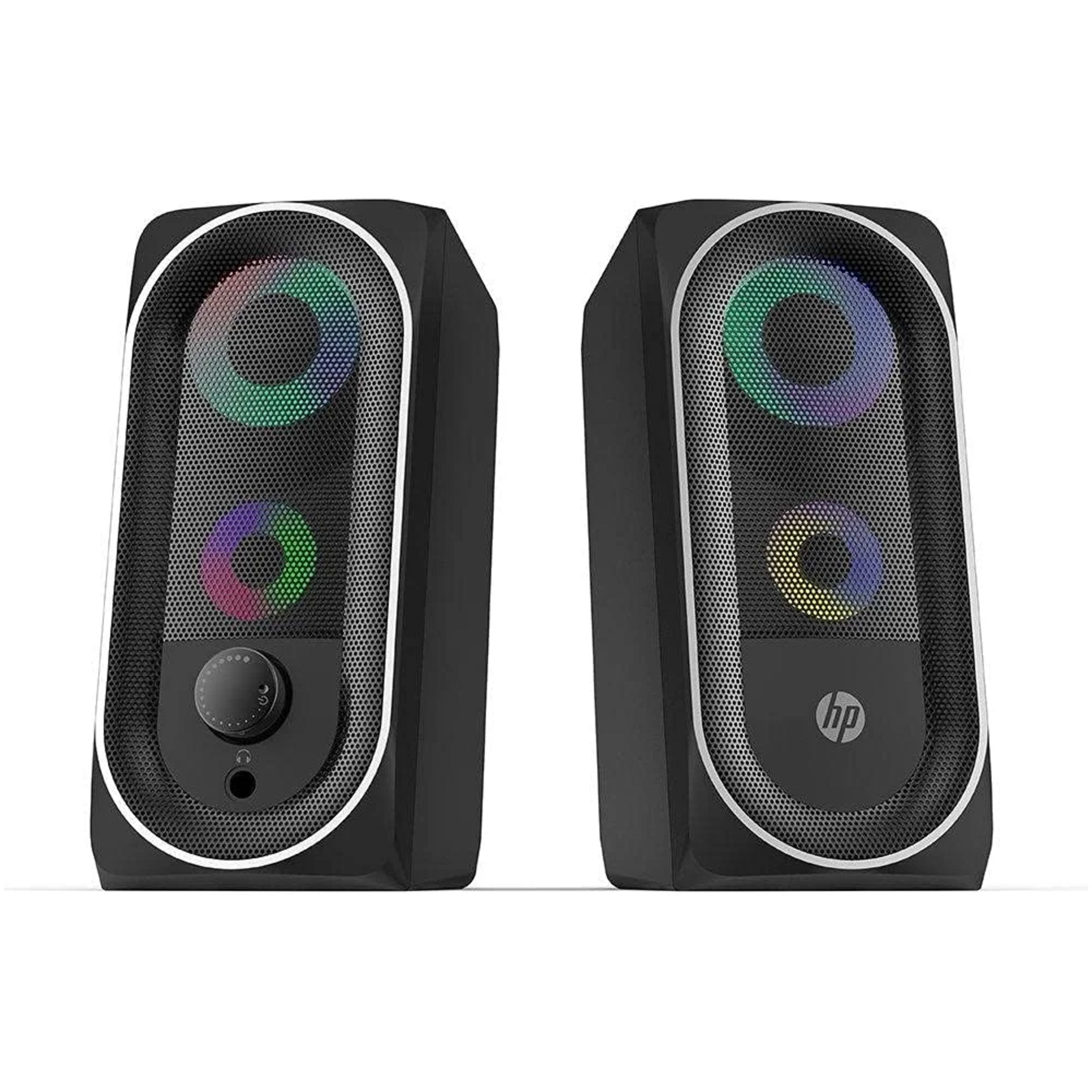 HP Stereo Multimedia wired speaker RGB - BLACK - Main Image HP Stereo Multimedia wired speaker RGB - BLACK - Main Image