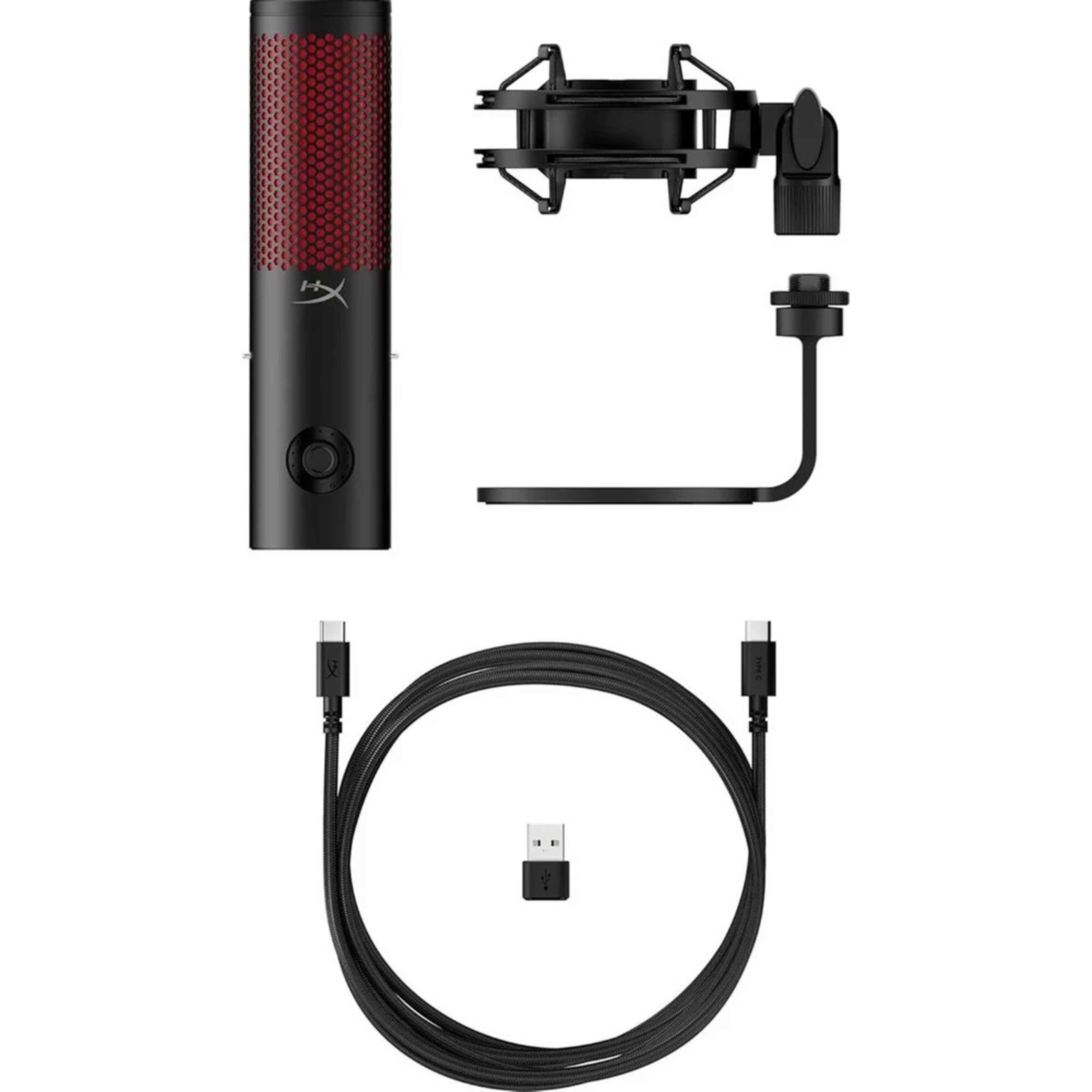 HyperX QuadCast 2 USB Microphone Black thumbnail 2