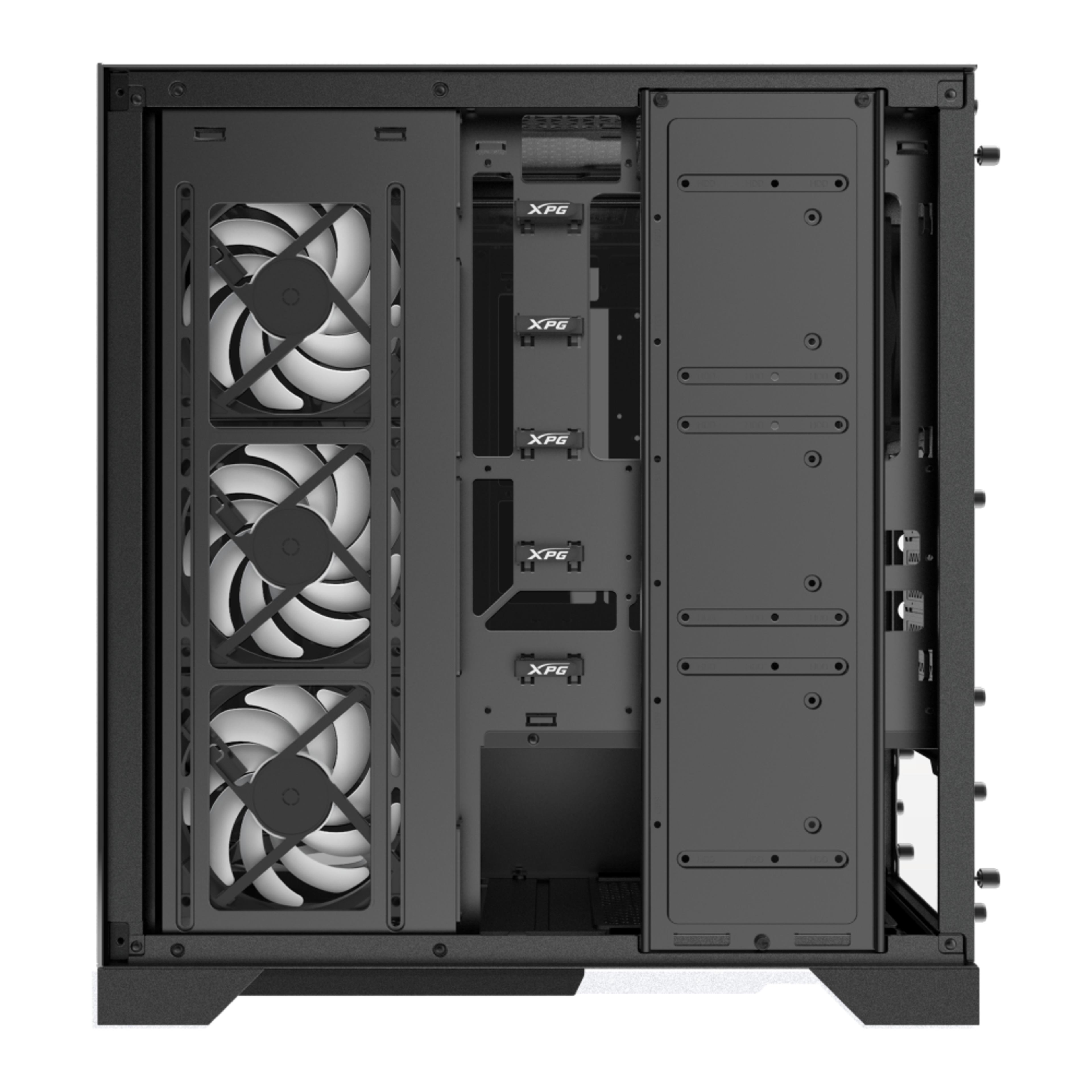 XPG INVADER X Mid Tower Gaming Chassis (Black) - Main Image
