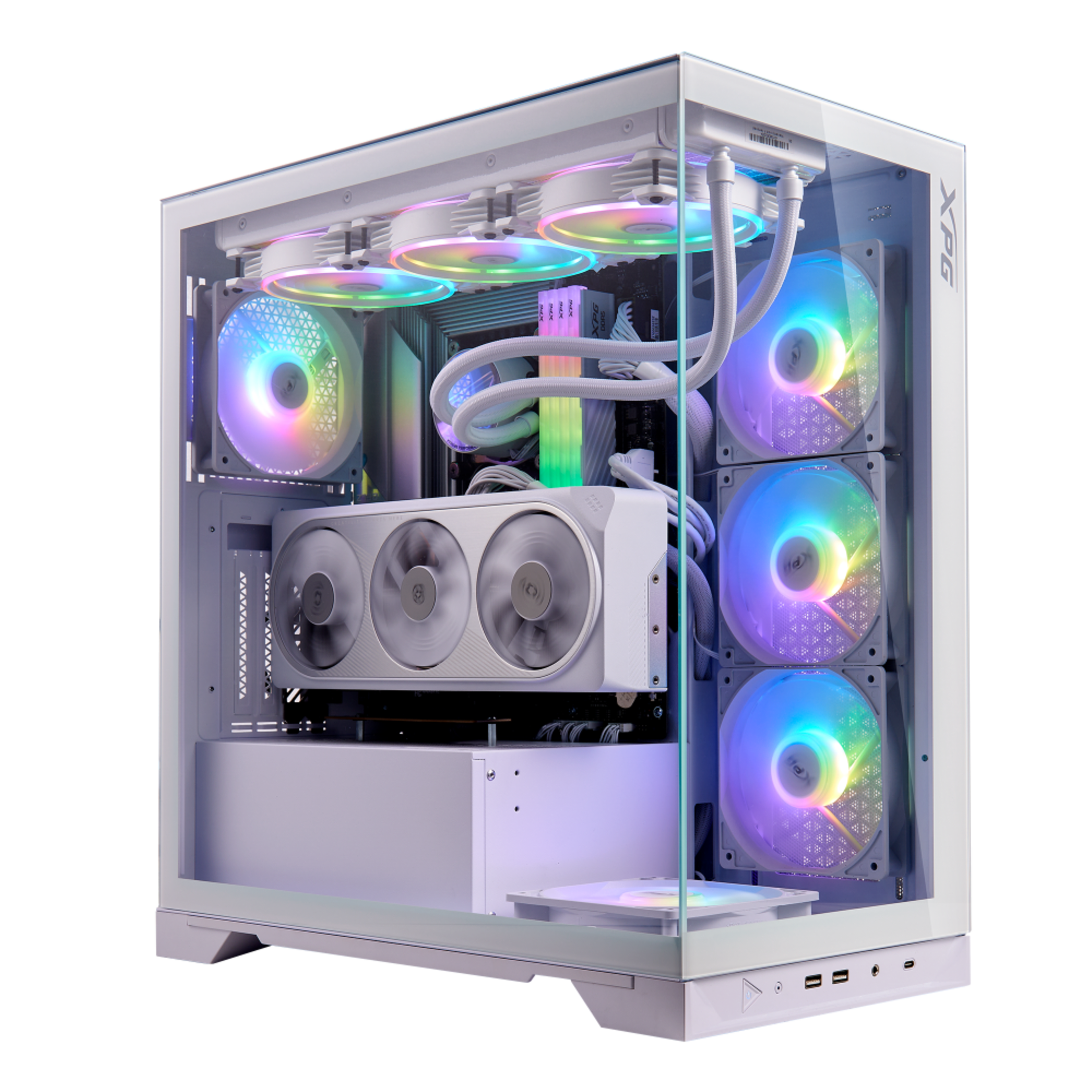 XPG INVADER X Mid Tower Gaming Chassis (white) 4 XPG INVADER X Mid Tower Gaming Chassis (white) thumbnail 4