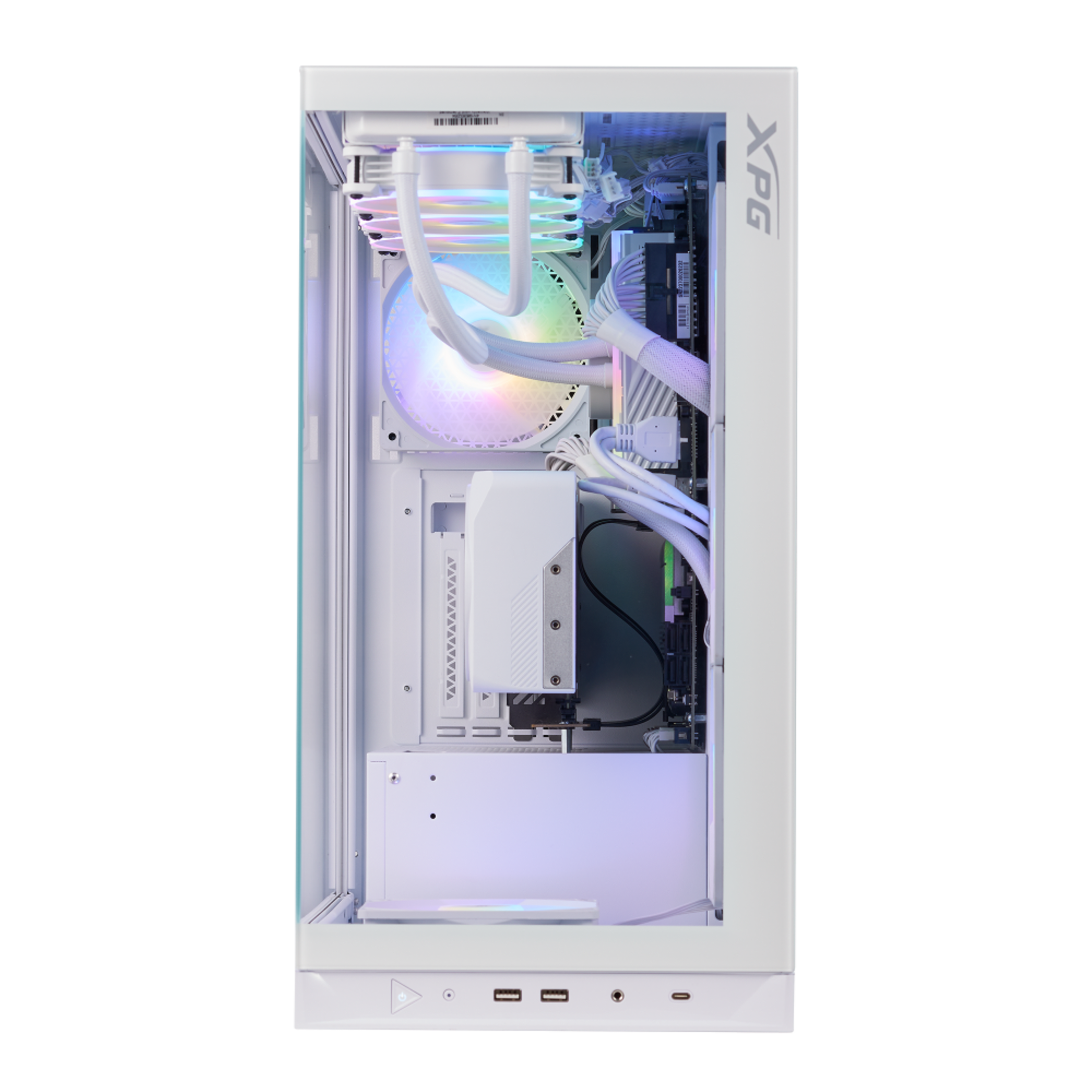 XPG INVADER X Mid Tower Gaming Chassis (white) 2 XPG INVADER X Mid Tower Gaming Chassis (white) thumbnail 2