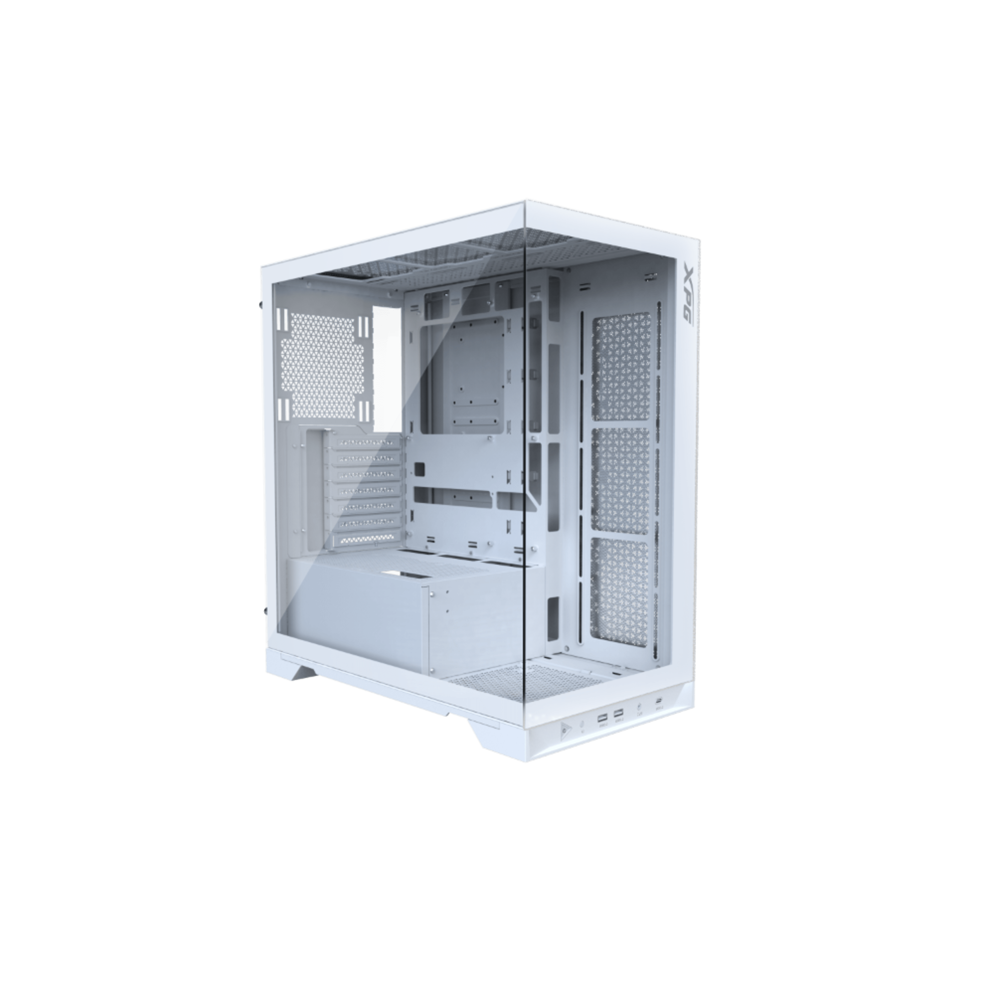 XPG INVADER X Mid Tower Gaming Chassis (white) - Main Image XPG INVADER X Mid Tower Gaming Chassis (white) - Main Image
