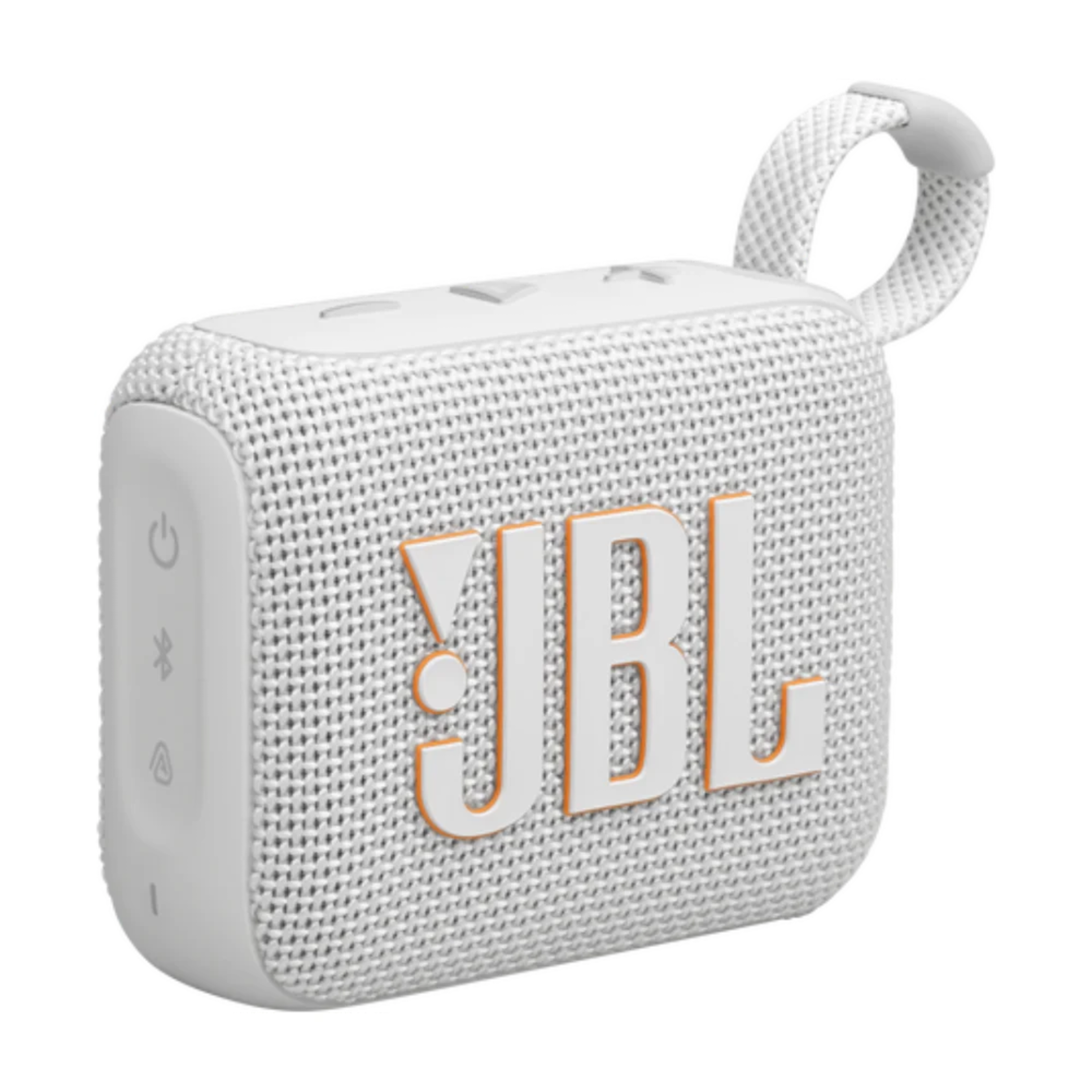 JBL Go 4 Ultra-Portable, Waterproof and Dustproof Bluetooth Speaker – White - Main Image JBL Go 4 Ultra-Portable, Waterproof and Dustproof Bluetooth Speaker – White - Main Image